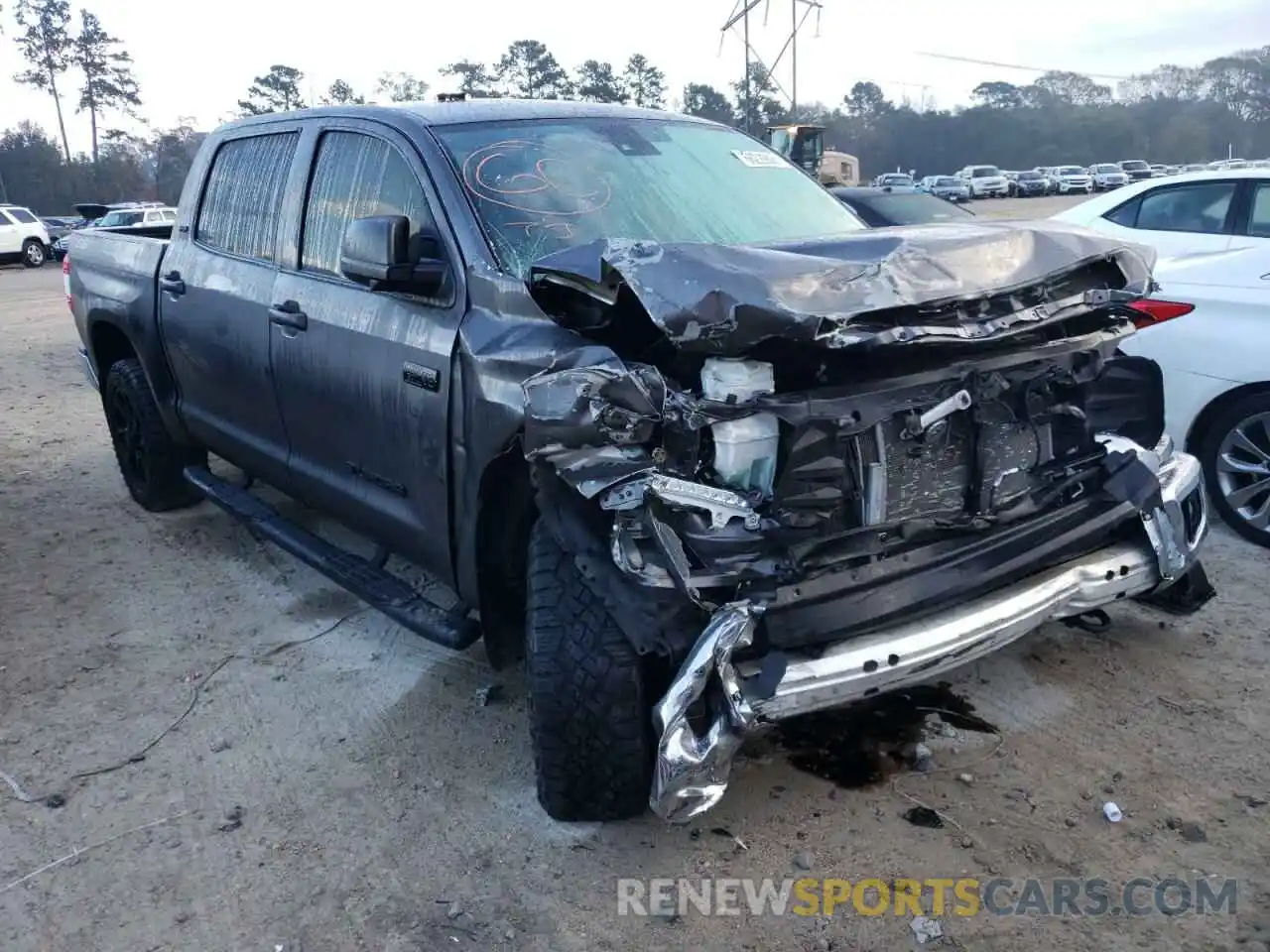 1 Photograph of a damaged car 5TFDY5F14LX914917 TOYOTA TUNDRA 2020