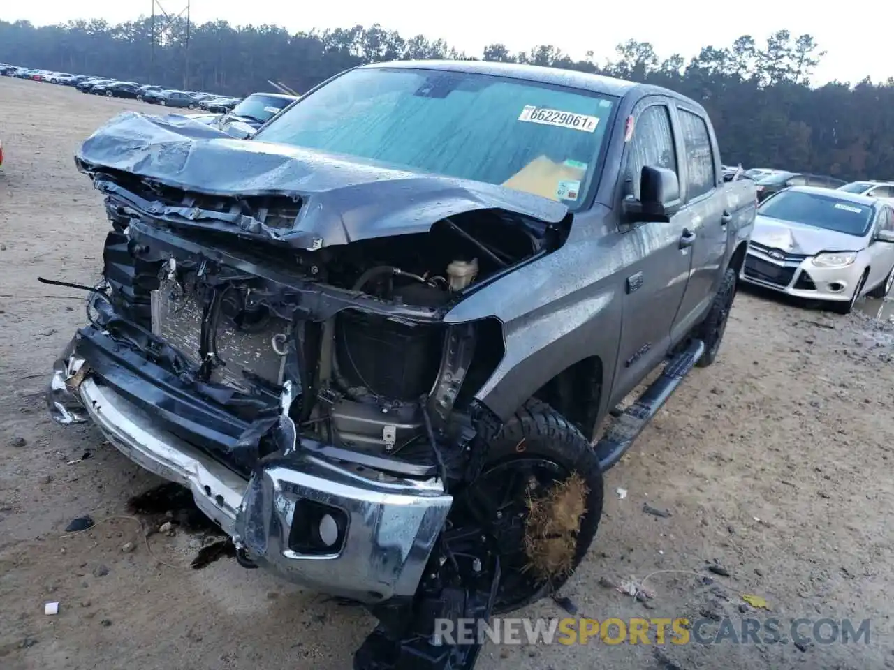 2 Photograph of a damaged car 5TFDY5F14LX914917 TOYOTA TUNDRA 2020