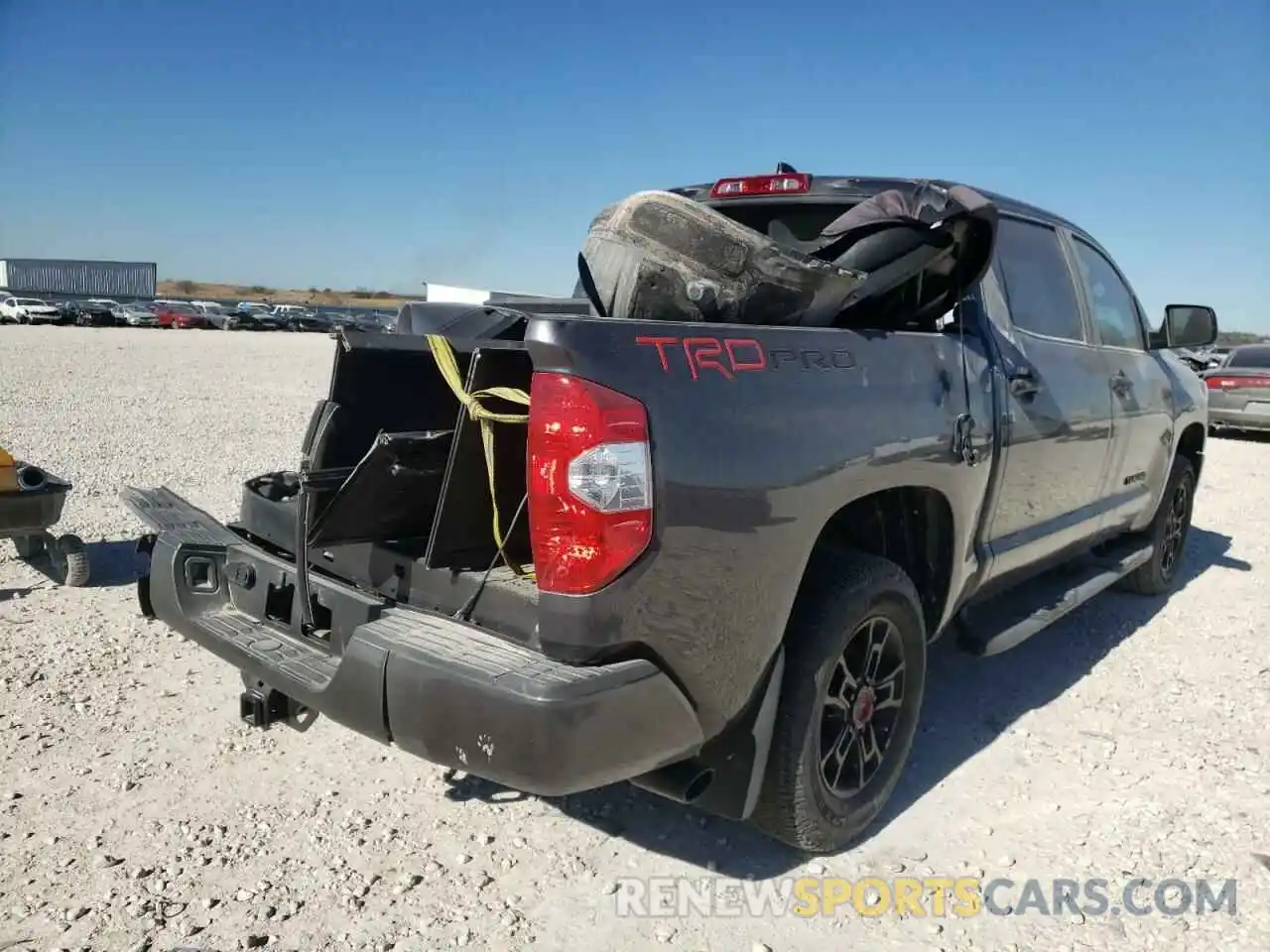 4 Photograph of a damaged car 5TFDY5F14LX931846 TOYOTA TUNDRA 2020