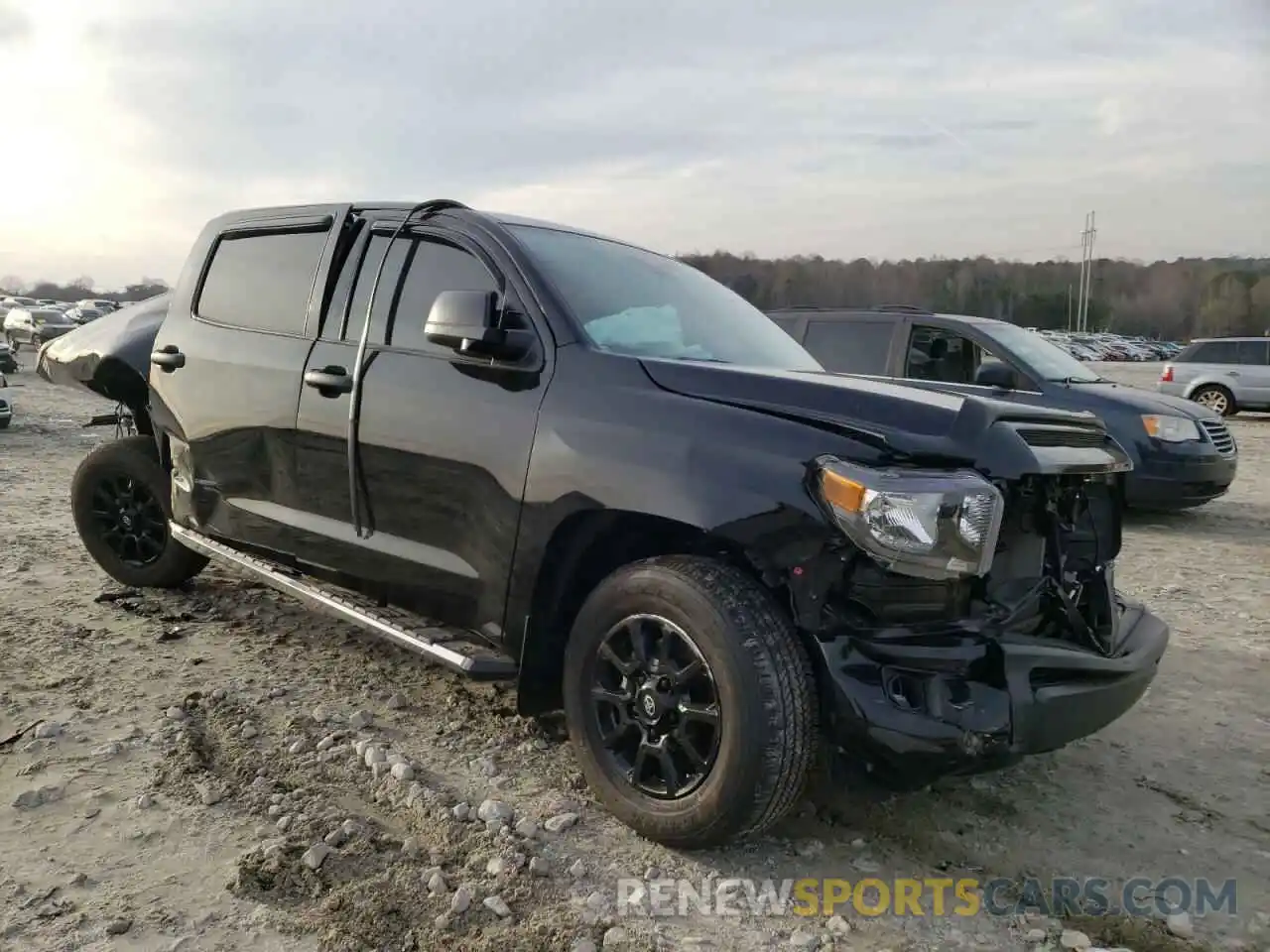 1 Photograph of a damaged car 5TFDY5F14LX947111 TOYOTA TUNDRA 2020