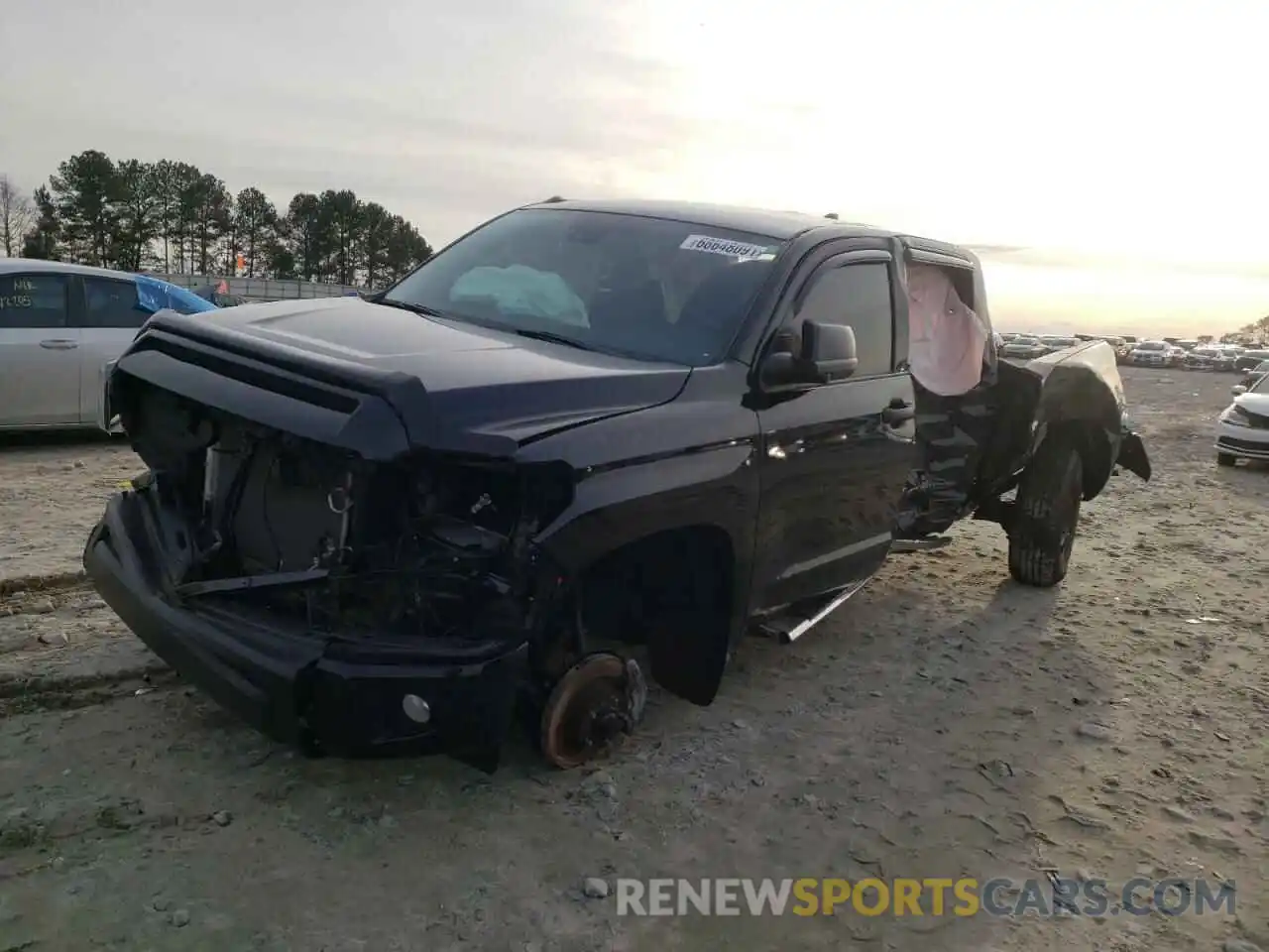 2 Photograph of a damaged car 5TFDY5F14LX947111 TOYOTA TUNDRA 2020