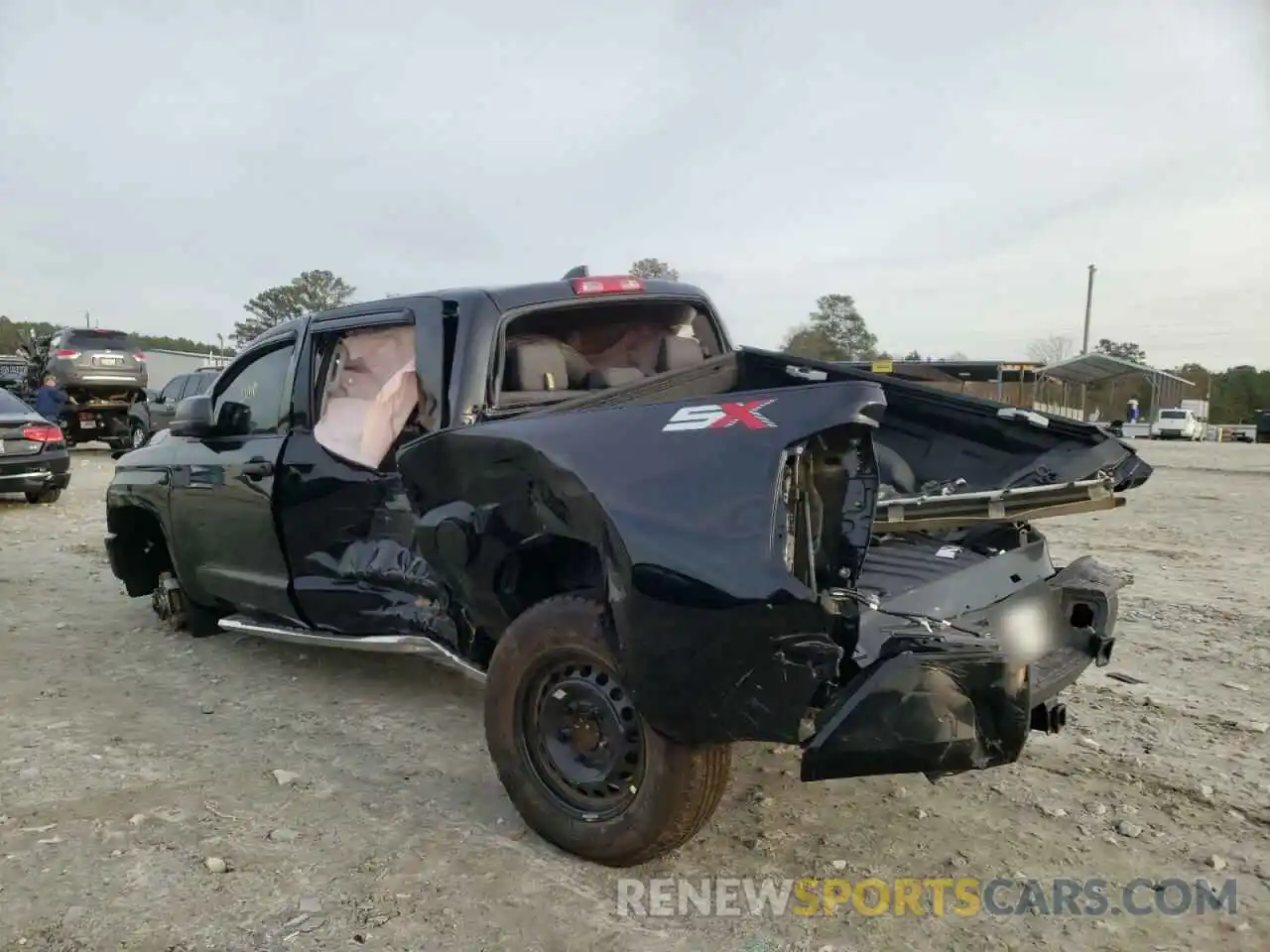 3 Photograph of a damaged car 5TFDY5F14LX947111 TOYOTA TUNDRA 2020