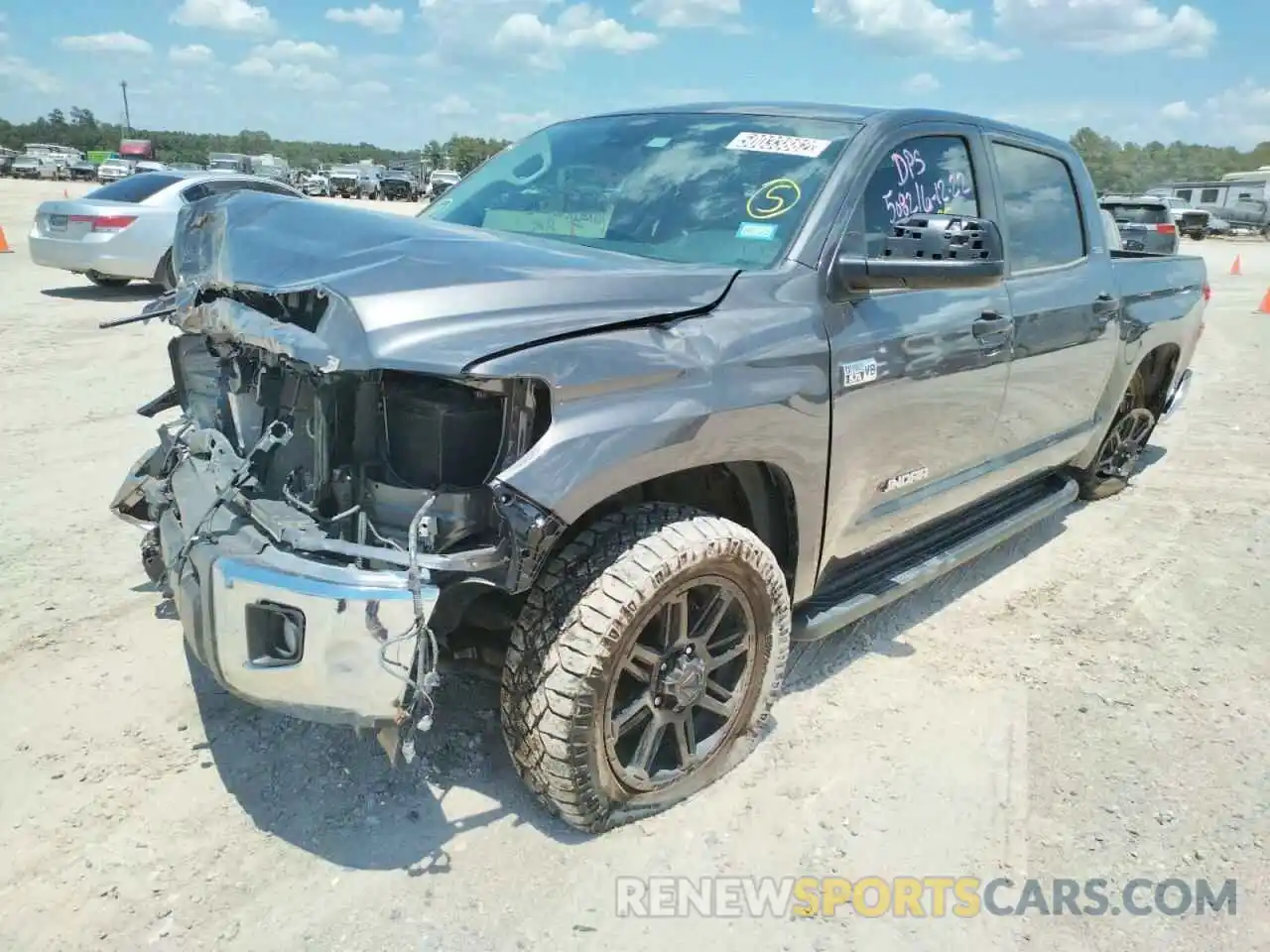 2 Photograph of a damaged car 5TFDY5F14LX948923 TOYOTA TUNDRA 2020