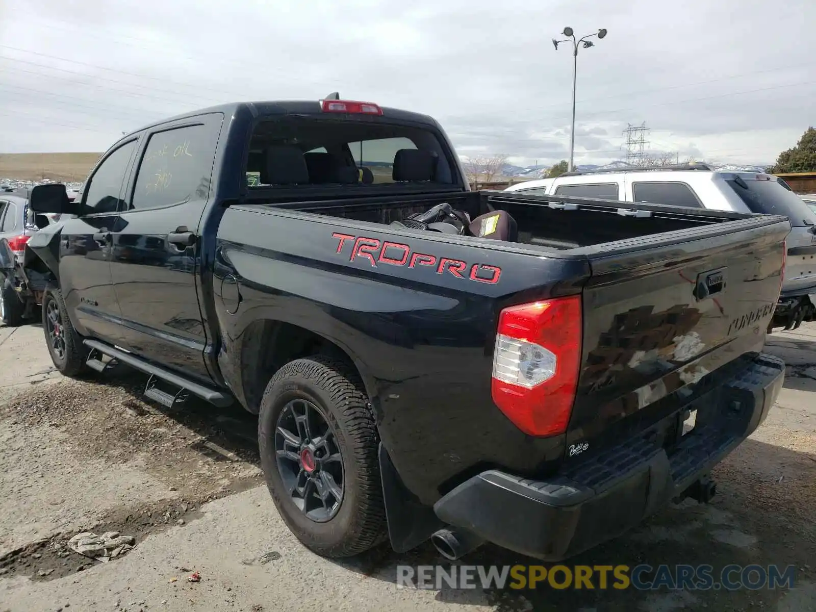 3 Photograph of a damaged car 5TFDY5F14LX950929 TOYOTA TUNDRA 2020