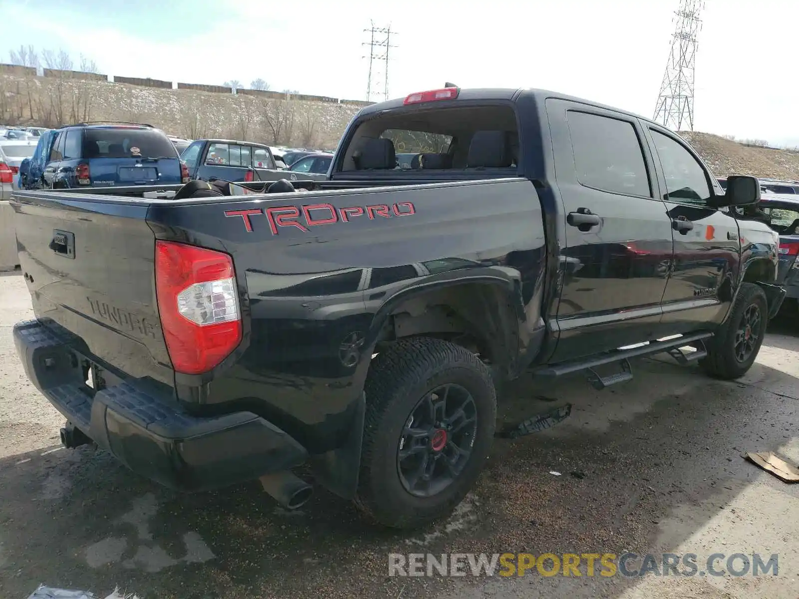 4 Фотография поврежденного автомобиля 5TFDY5F14LX950929 TOYOTA TUNDRA 2020