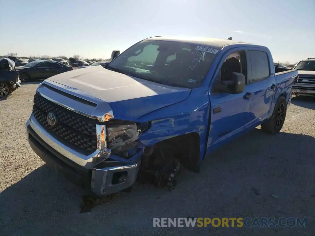 2 Photograph of a damaged car 5TFDY5F15LX881572 TOYOTA TUNDRA 2020