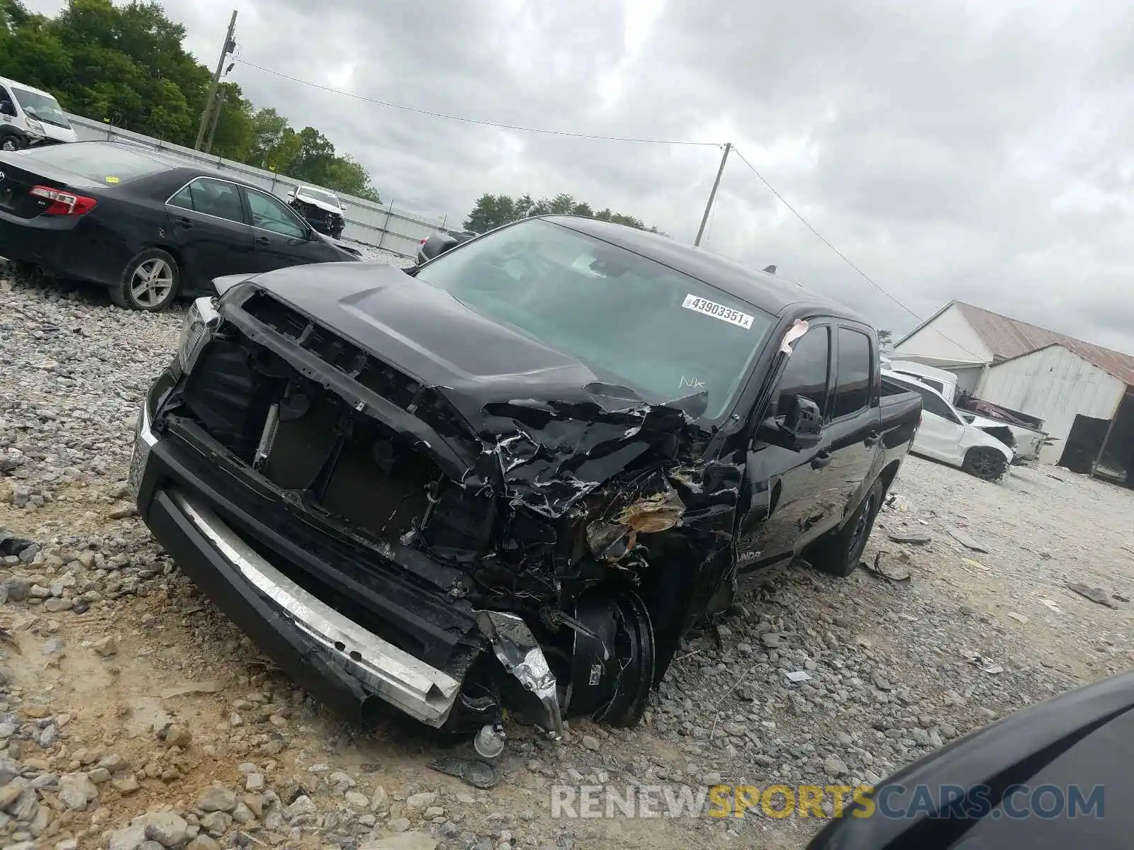 2 Photograph of a damaged car 5TFDY5F15LX884603 TOYOTA TUNDRA 2020