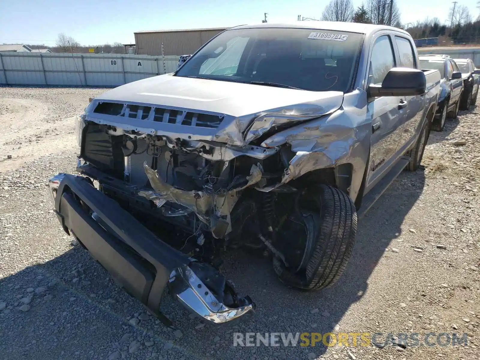 2 Photograph of a damaged car 5TFDY5F15LX890448 TOYOTA TUNDRA 2020