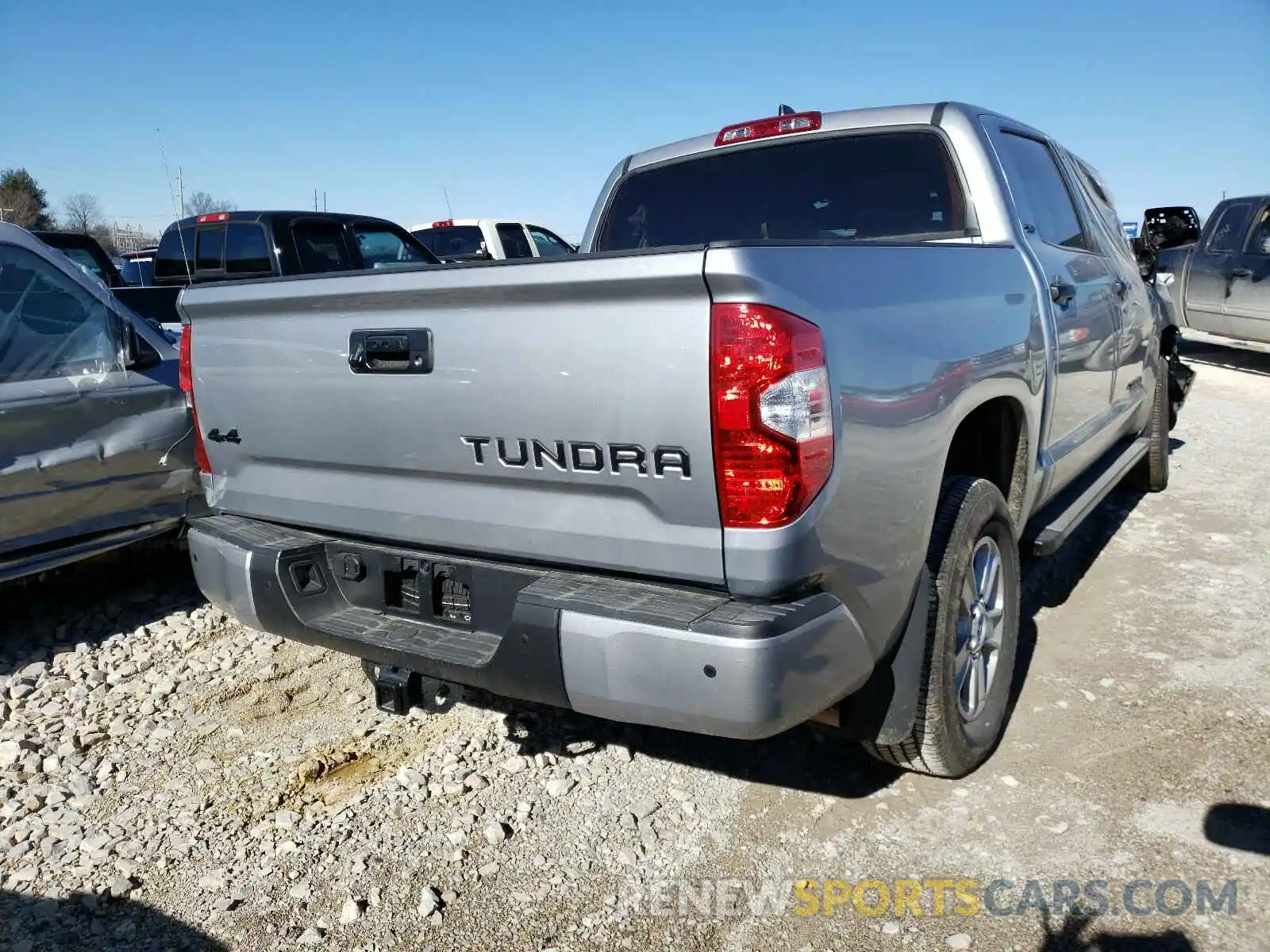 4 Photograph of a damaged car 5TFDY5F15LX890448 TOYOTA TUNDRA 2020