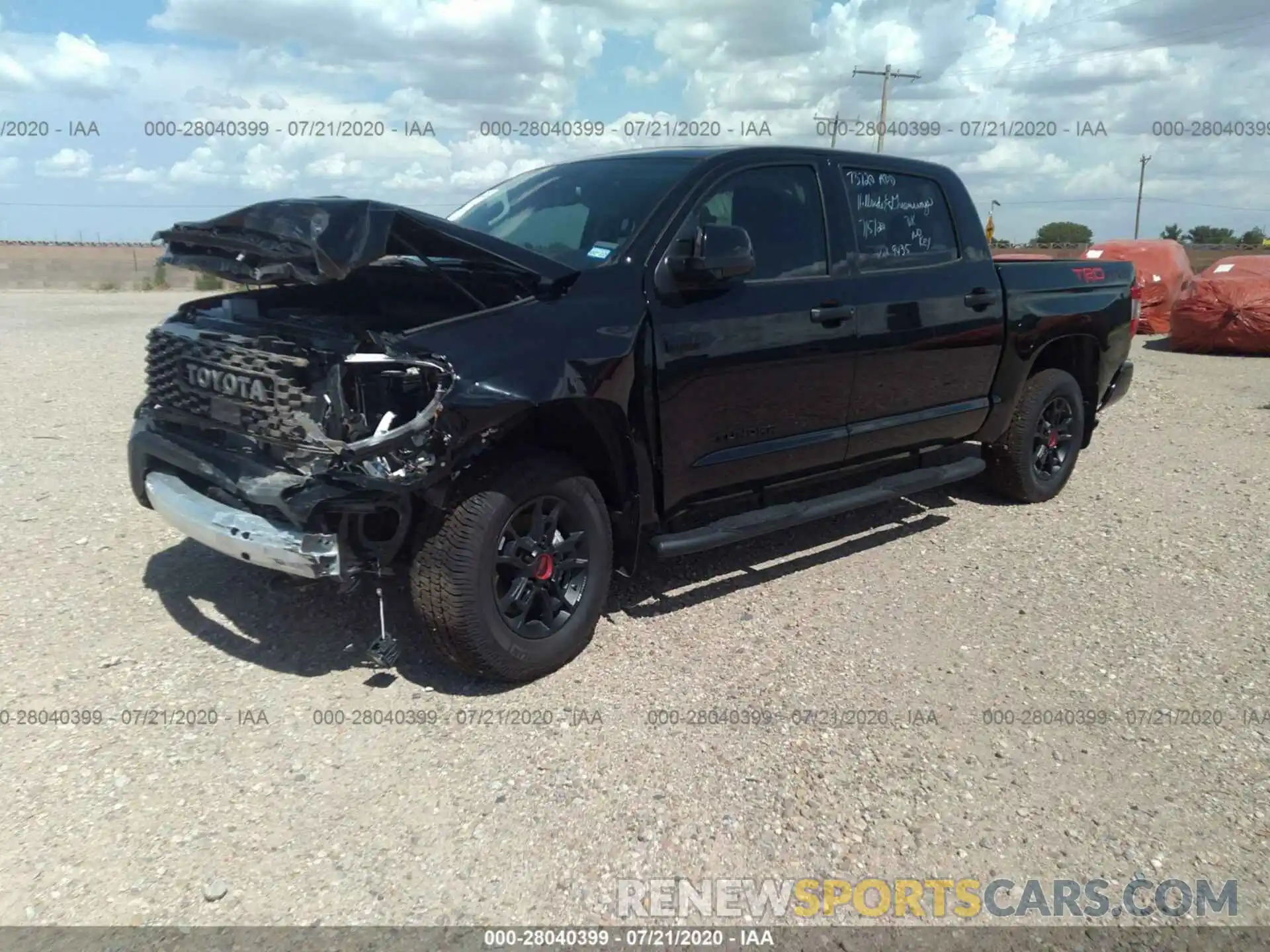 2 Photograph of a damaged car 5TFDY5F15LX909435 TOYOTA TUNDRA 2020