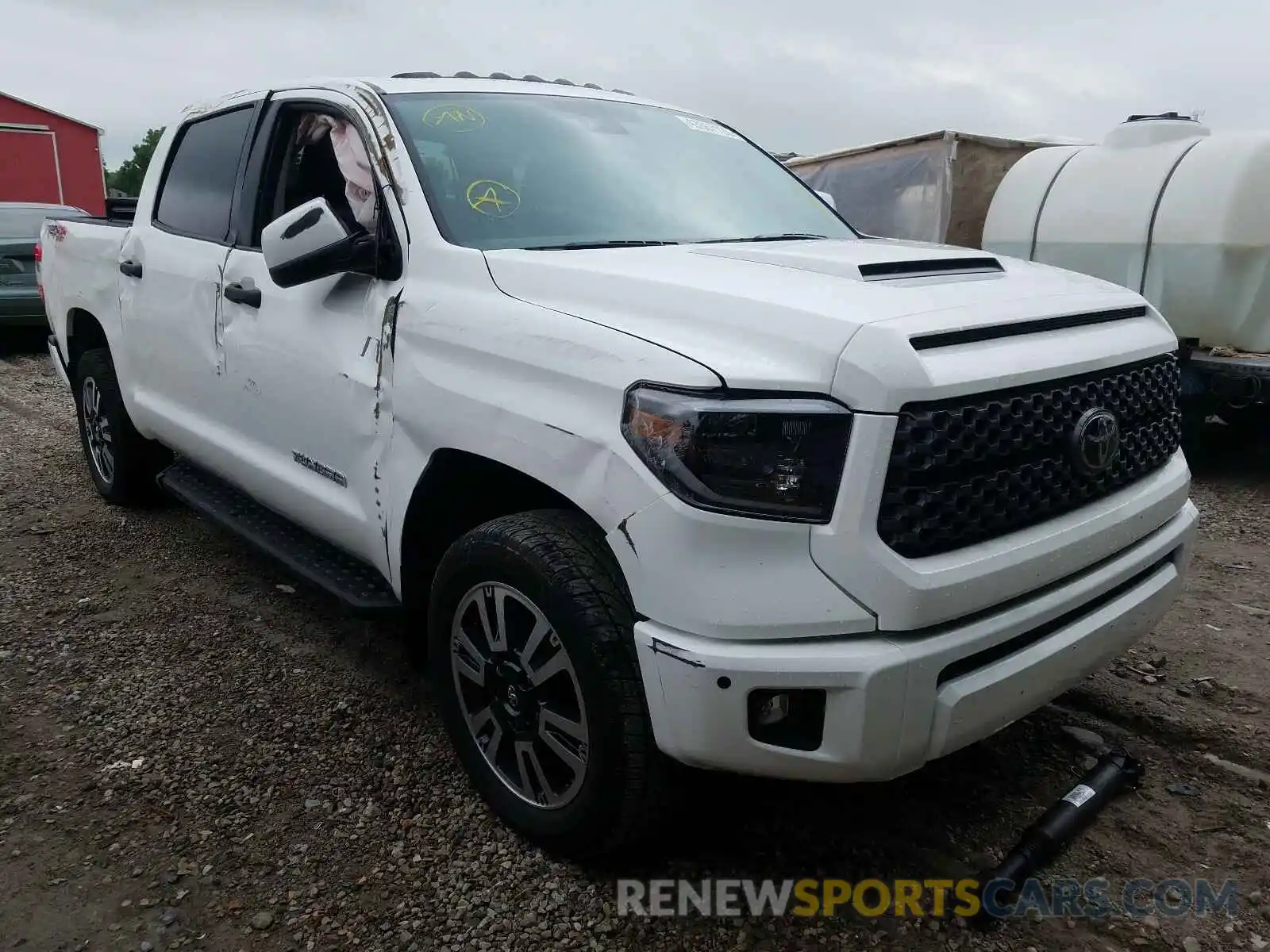 1 Photograph of a damaged car 5TFDY5F15LX909631 TOYOTA TUNDRA 2020