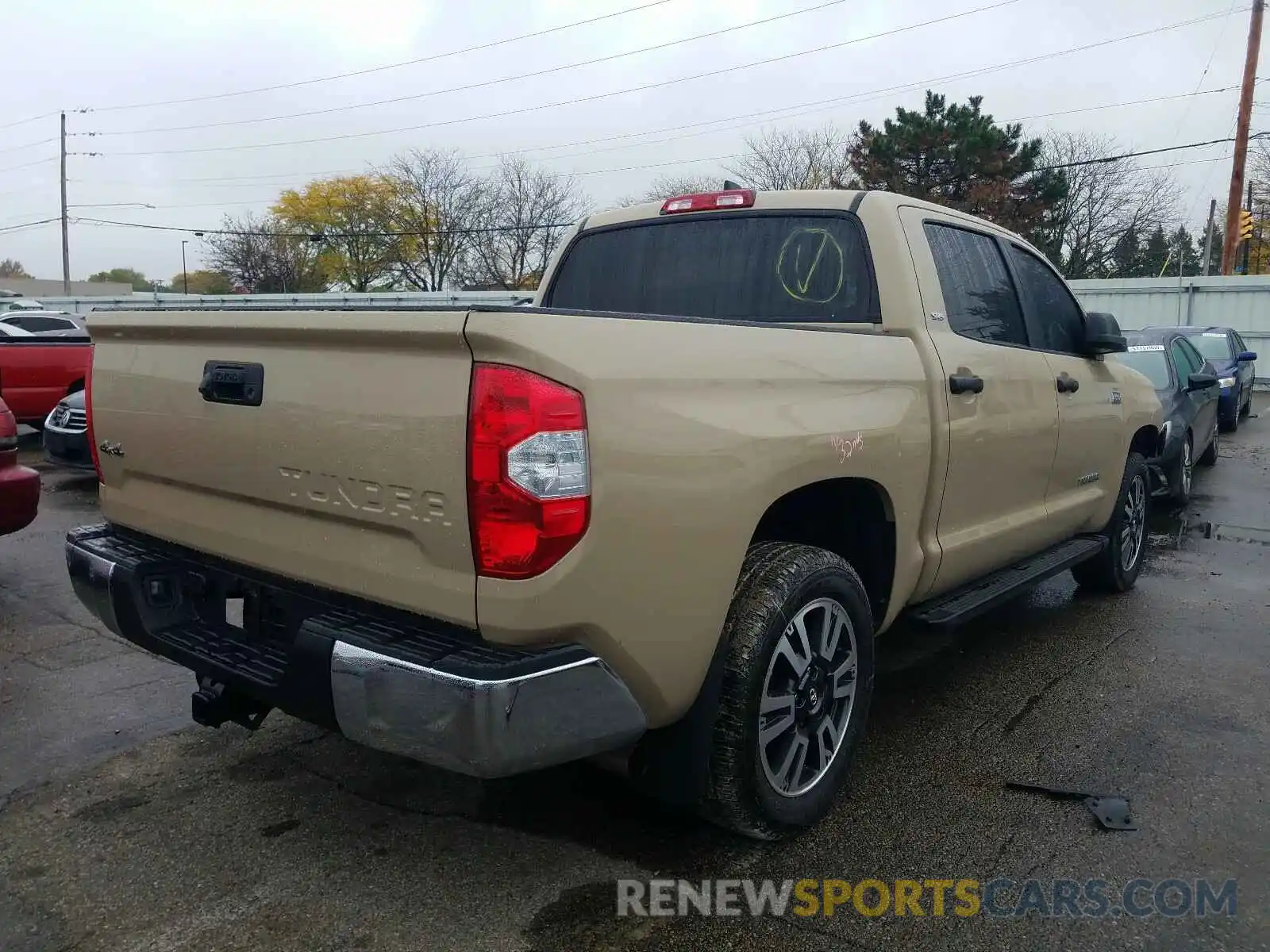 4 Photograph of a damaged car 5TFDY5F15LX917616 TOYOTA TUNDRA 2020