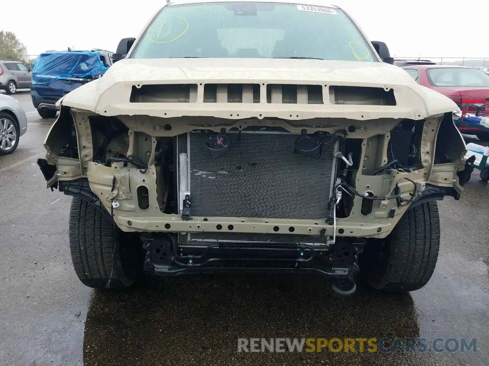 9 Photograph of a damaged car 5TFDY5F15LX917616 TOYOTA TUNDRA 2020