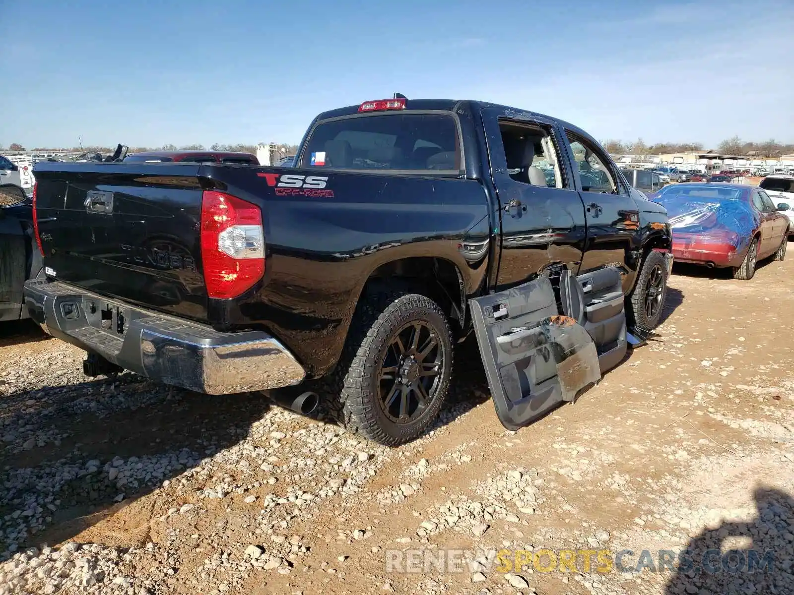 4 Photograph of a damaged car 5TFDY5F15LX921696 TOYOTA TUNDRA 2020