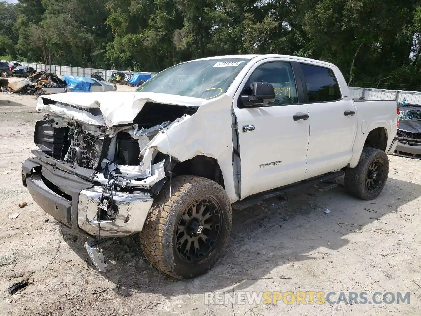 2 Photograph of a damaged car 5TFDY5F15LX928714 TOYOTA TUNDRA 2020