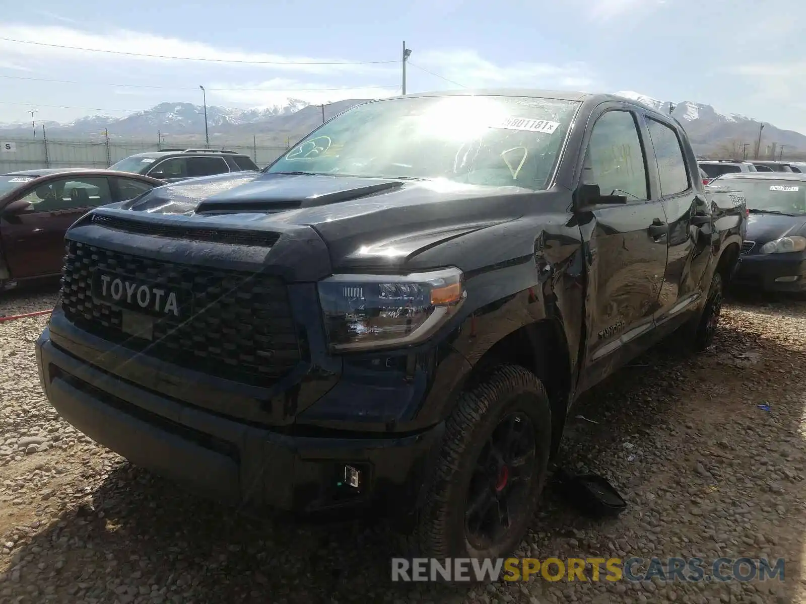 2 Photograph of a damaged car 5TFDY5F15LX929751 TOYOTA TUNDRA 2020