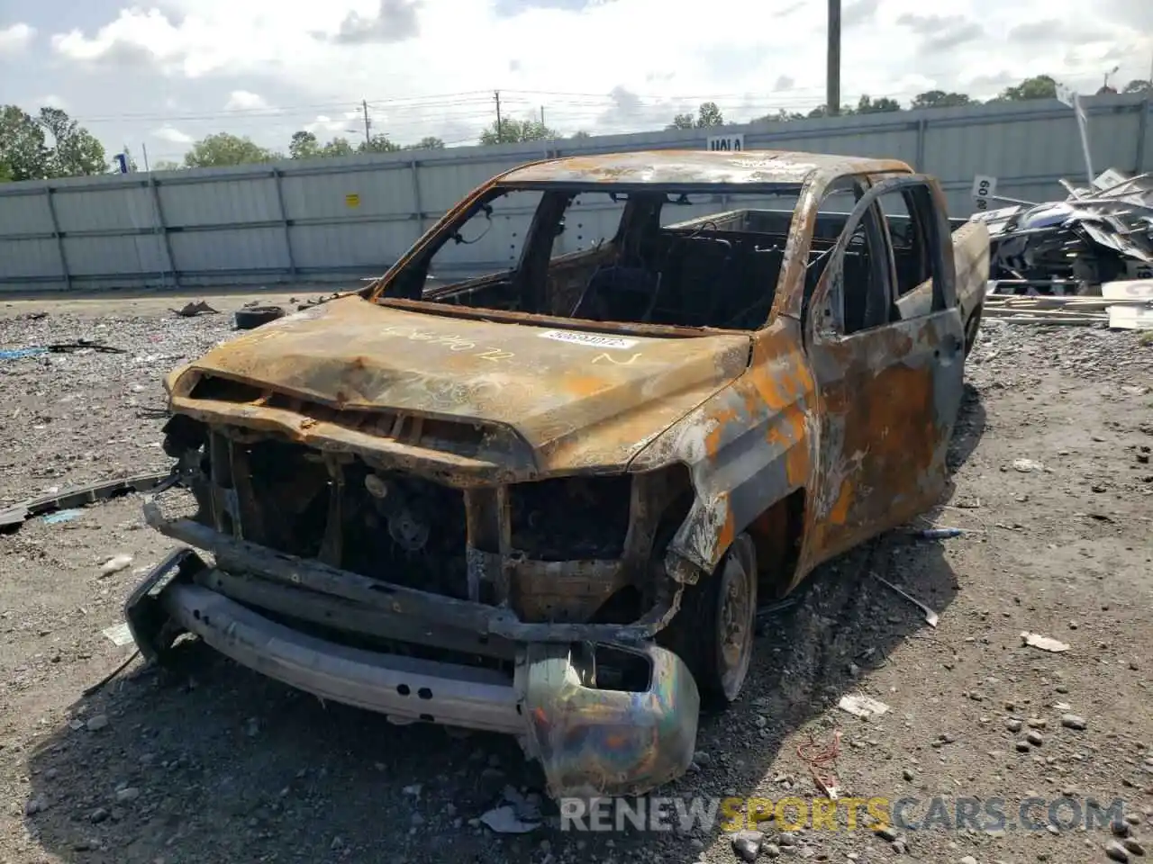 2 Photograph of a damaged car 5TFDY5F15LX931225 TOYOTA TUNDRA 2020