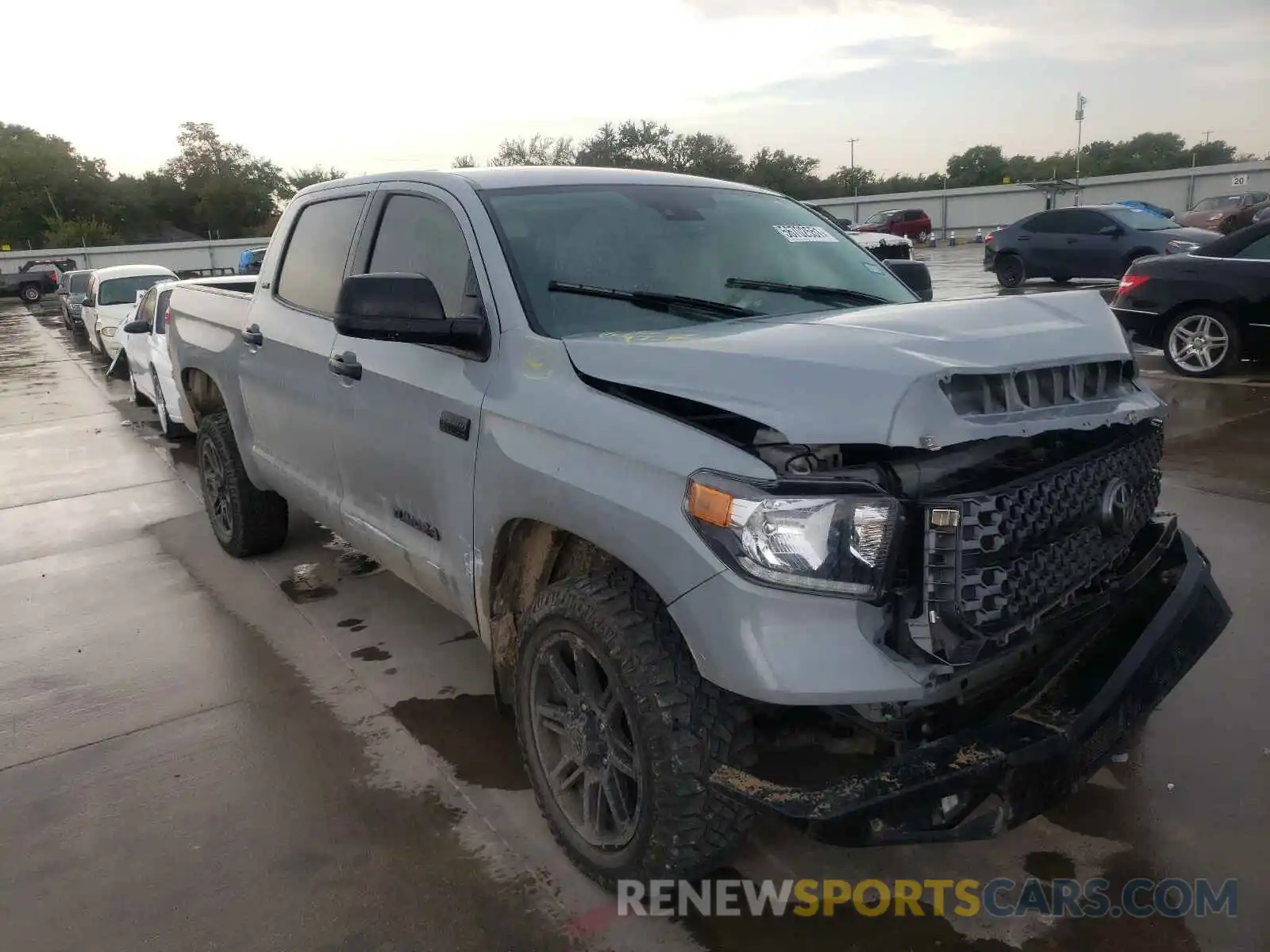 1 Photograph of a damaged car 5TFDY5F15LX931614 TOYOTA TUNDRA 2020