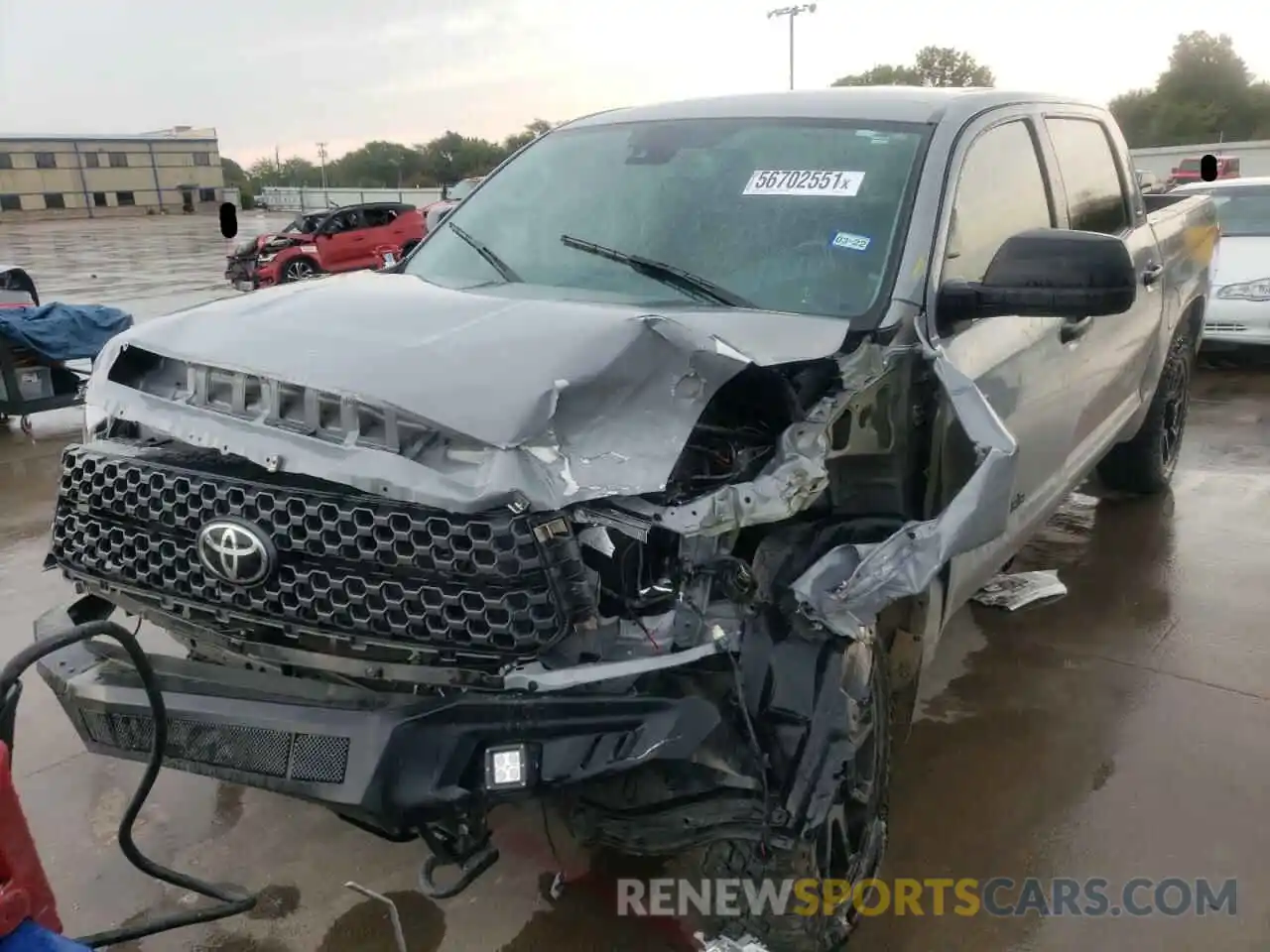 2 Photograph of a damaged car 5TFDY5F15LX931614 TOYOTA TUNDRA 2020