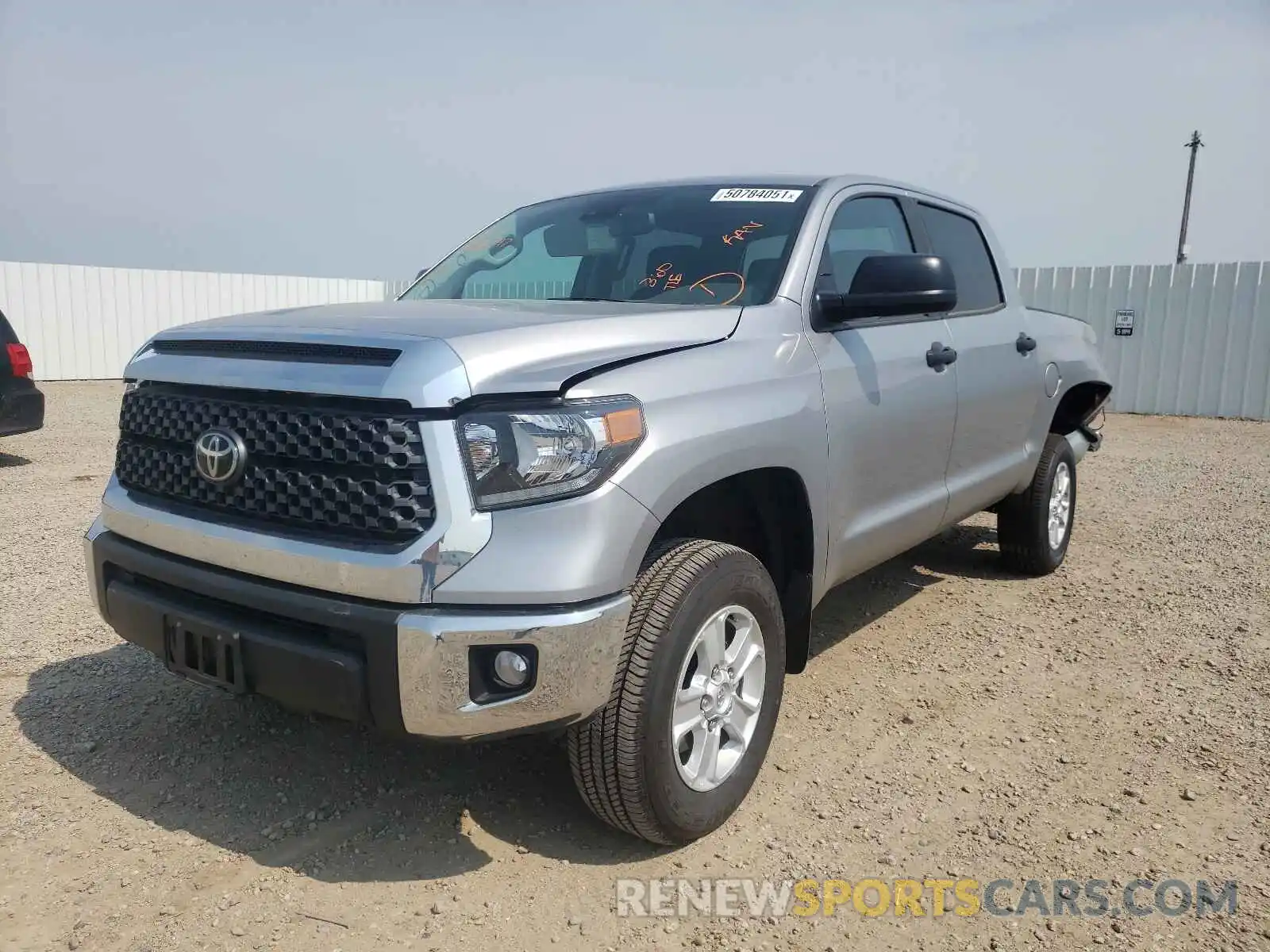 2 Photograph of a damaged car 5TFDY5F15LX936747 TOYOTA TUNDRA 2020