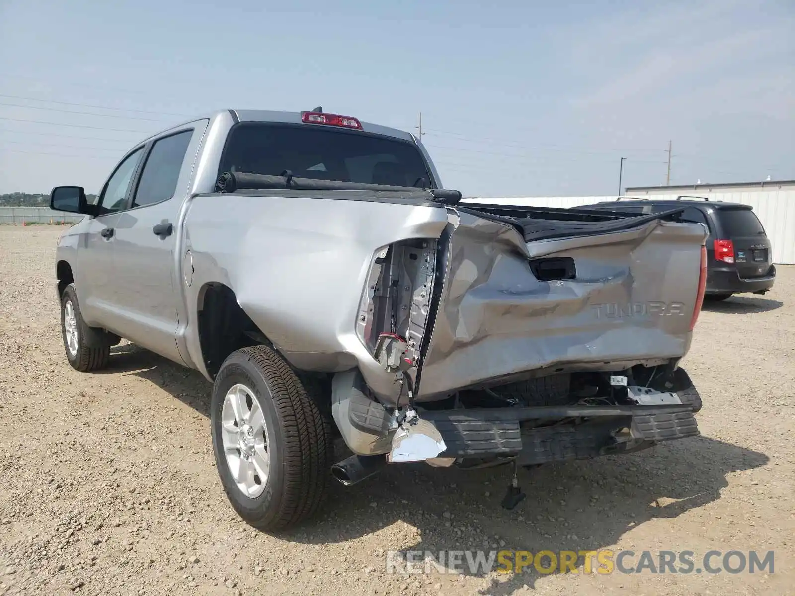 3 Photograph of a damaged car 5TFDY5F15LX936747 TOYOTA TUNDRA 2020