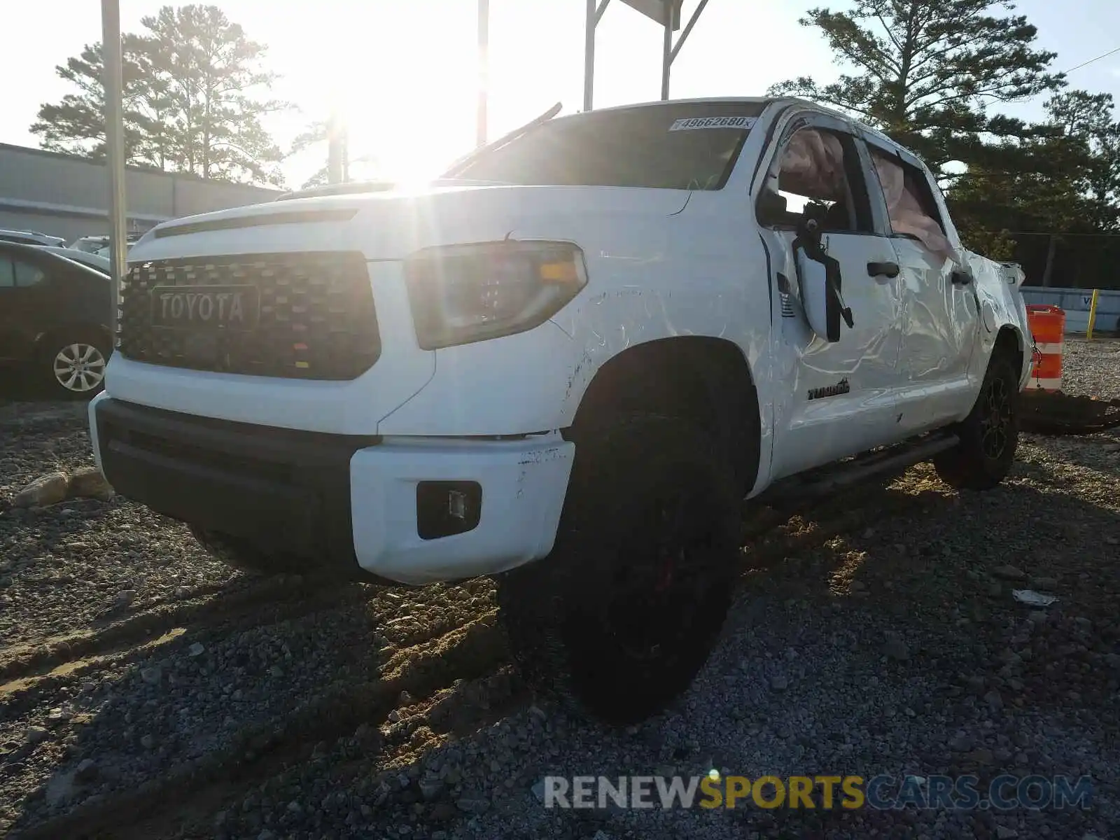 2 Photograph of a damaged car 5TFDY5F15LX944931 TOYOTA TUNDRA 2020