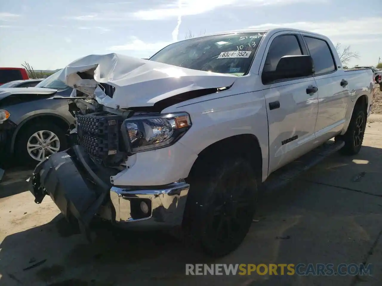 2 Photograph of a damaged car 5TFDY5F15LX946131 TOYOTA TUNDRA 2020