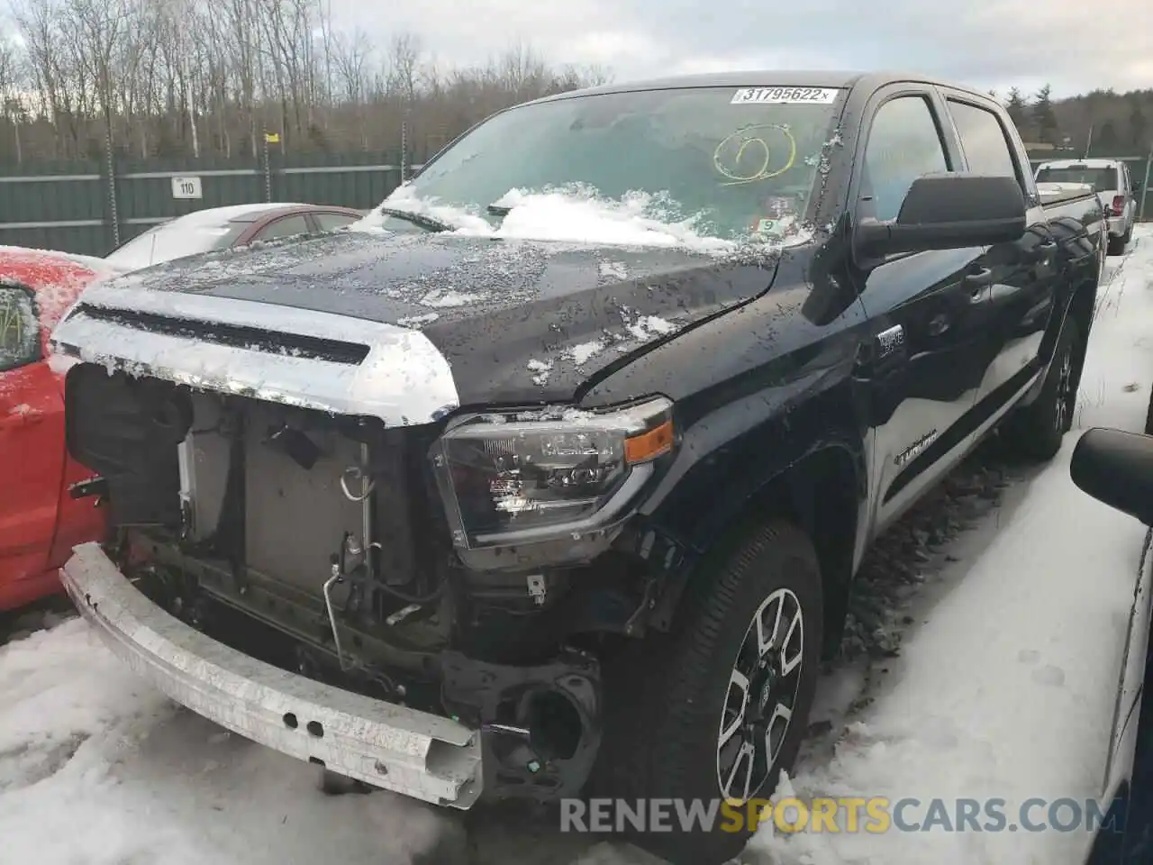 2 Photograph of a damaged car 5TFDY5F15LX947568 TOYOTA TUNDRA 2020