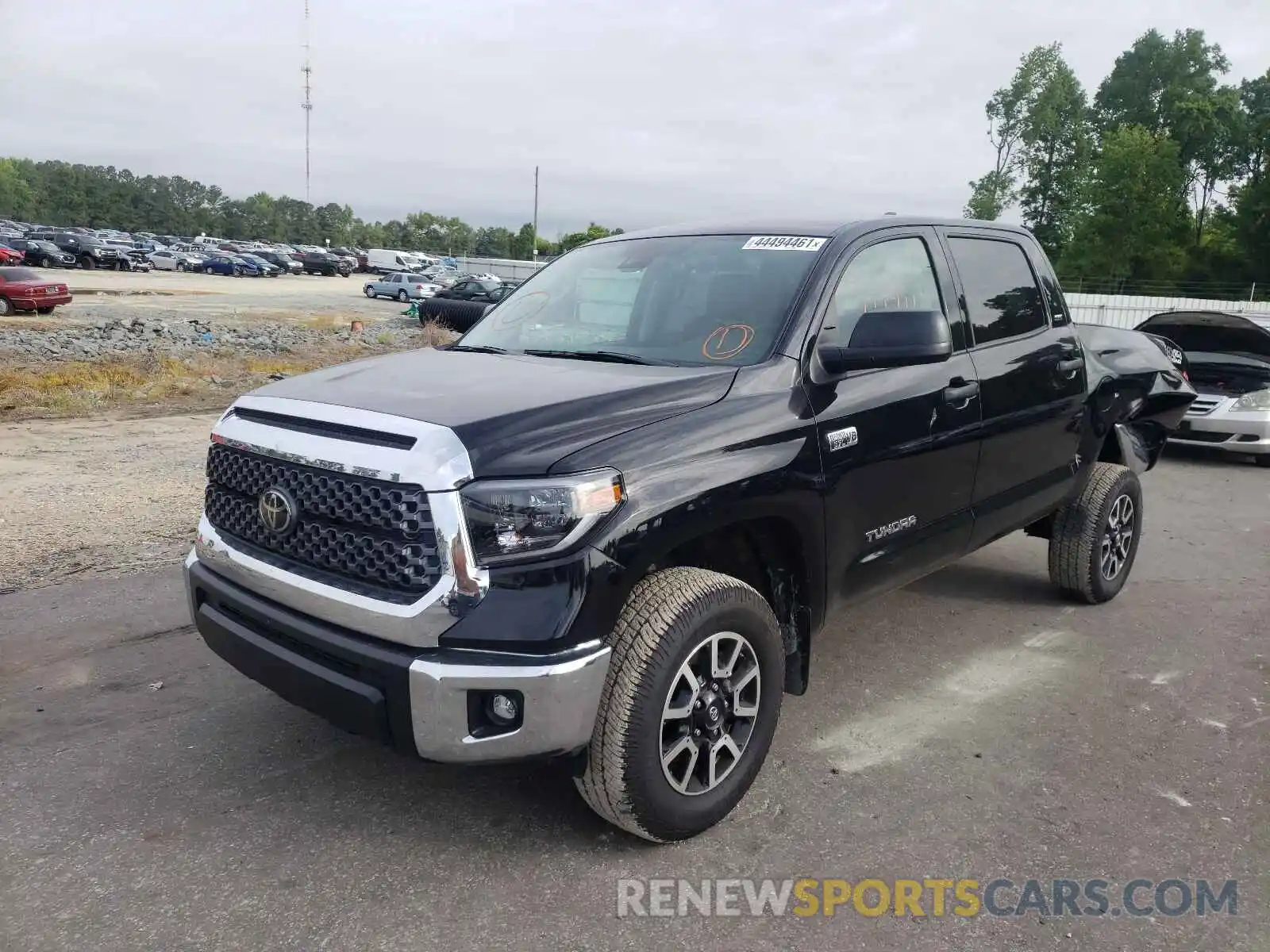 2 Photograph of a damaged car 5TFDY5F15LX954889 TOYOTA TUNDRA 2020