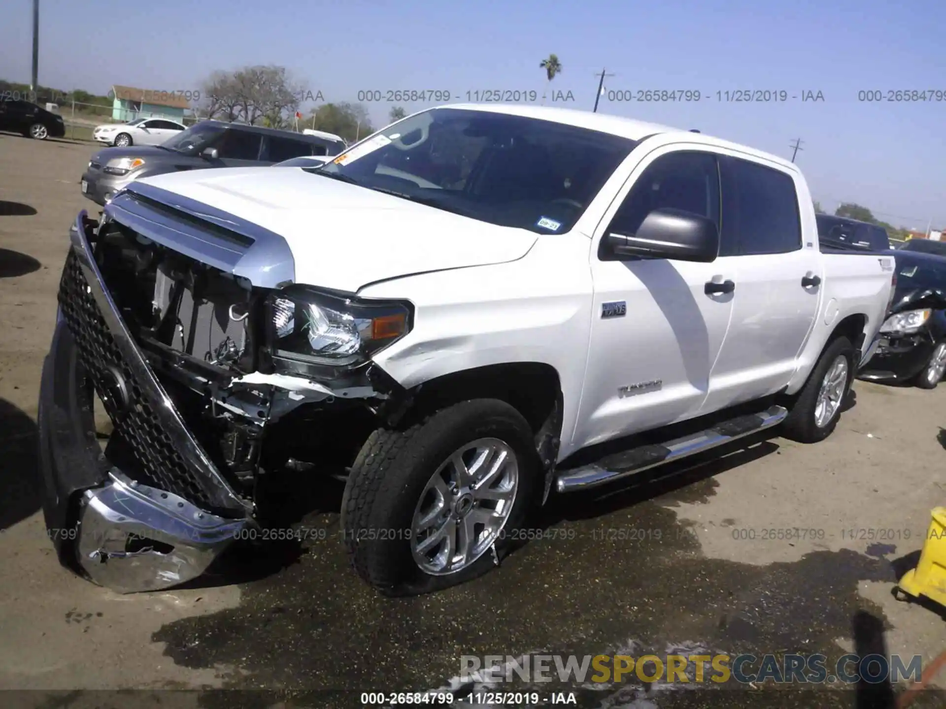 2 Photograph of a damaged car 5TFDY5F16LX871424 TOYOTA TUNDRA 2020