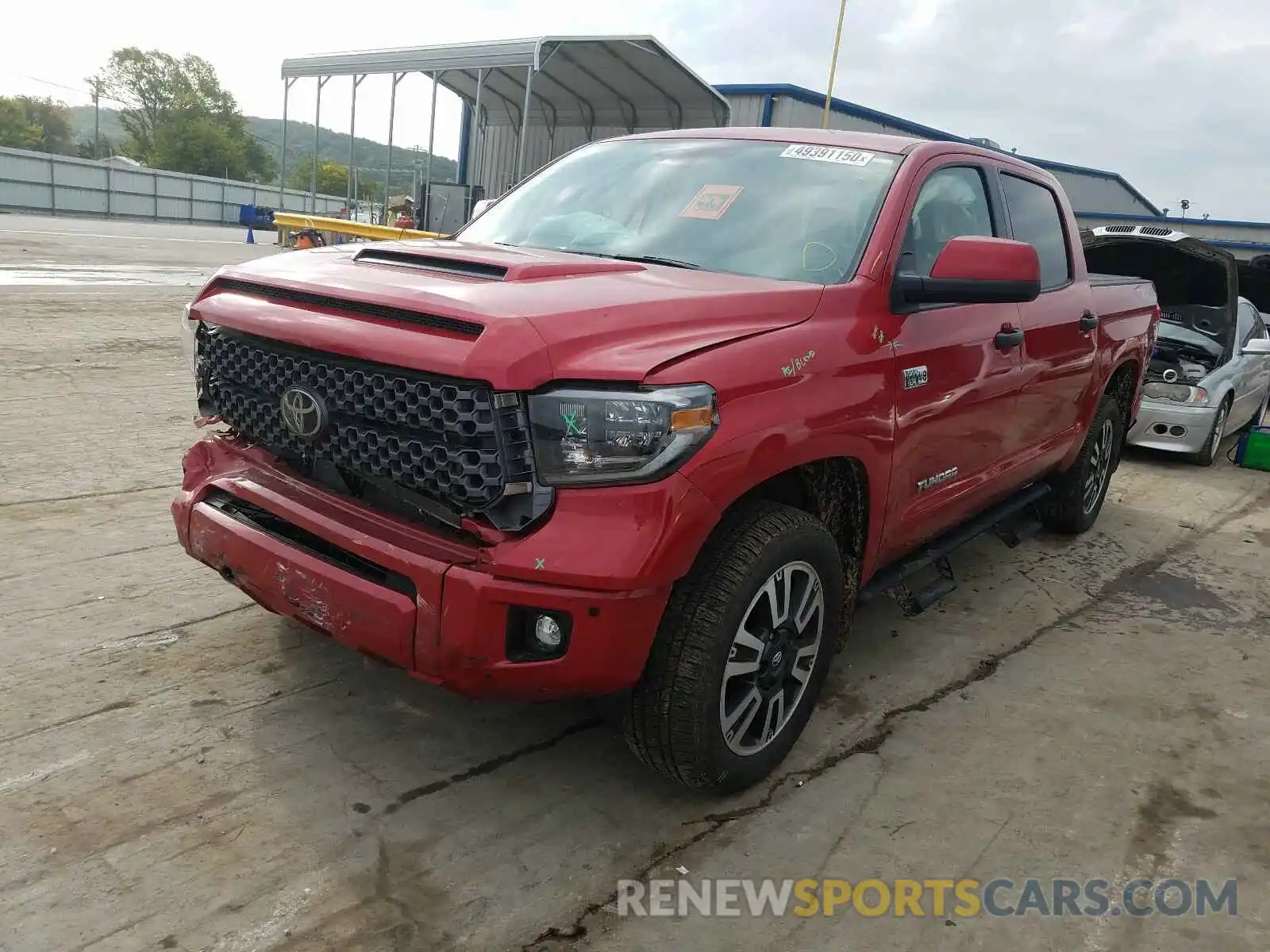 2 Photograph of a damaged car 5TFDY5F16LX881869 TOYOTA TUNDRA 2020