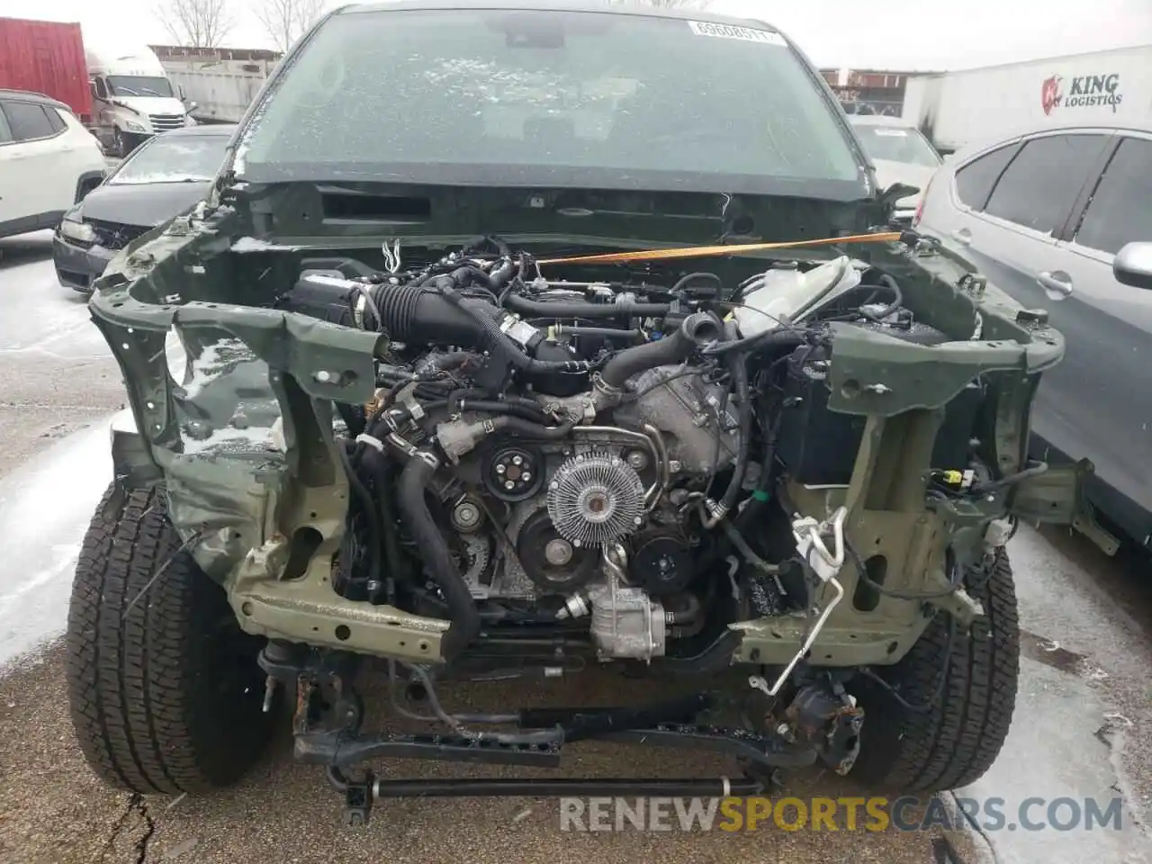 9 Photograph of a damaged car 5TFDY5F16LX882875 TOYOTA TUNDRA 2020