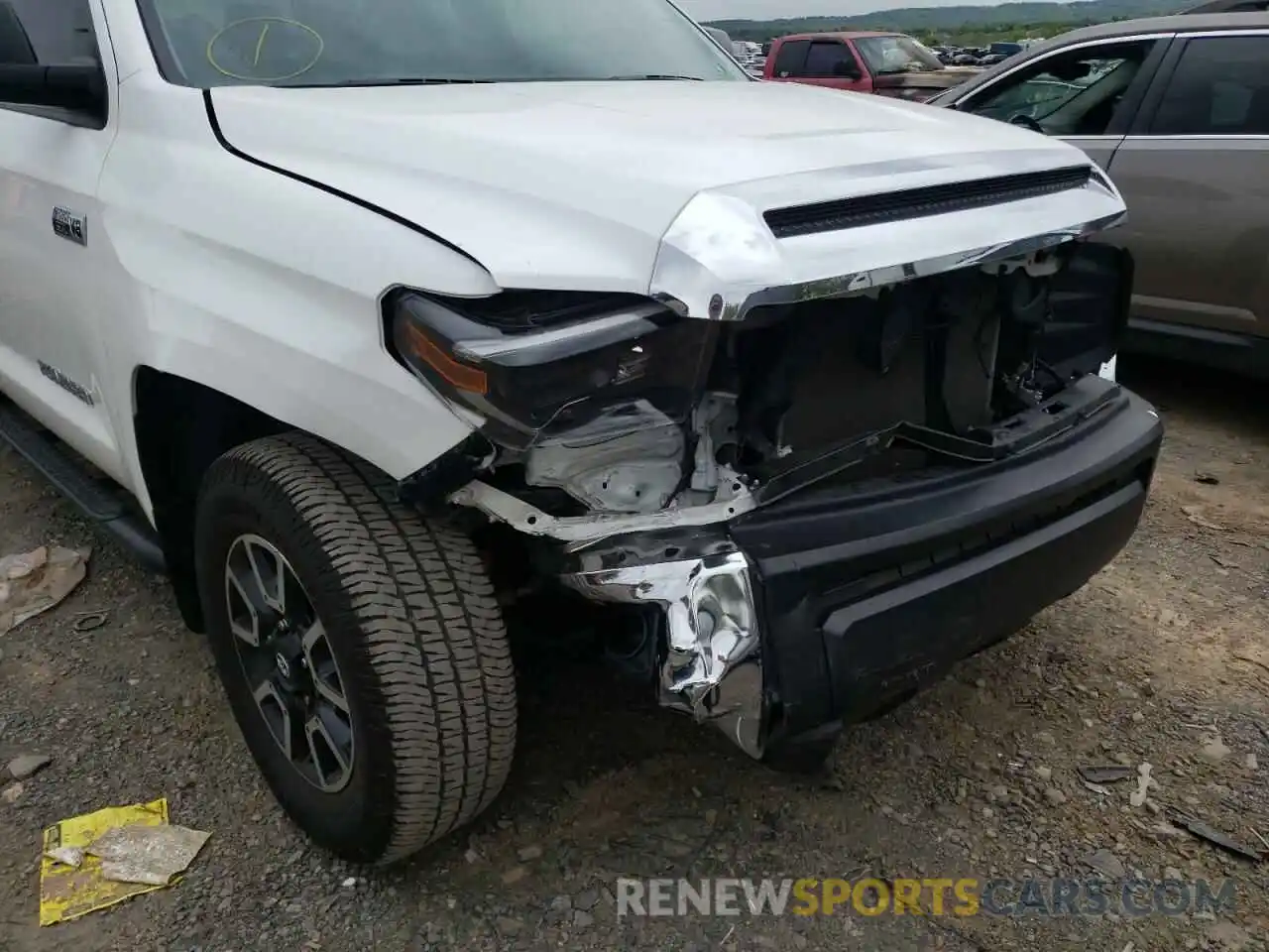 9 Photograph of a damaged car 5TFDY5F16LX897778 TOYOTA TUNDRA 2020