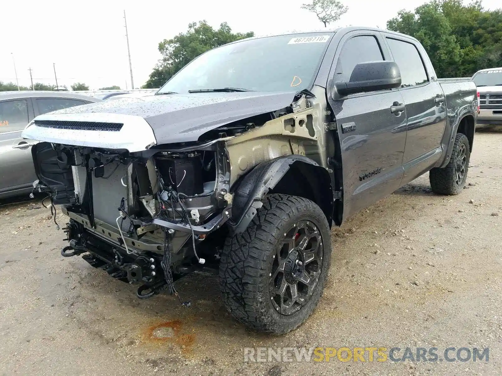 2 Photograph of a damaged car 5TFDY5F16LX909203 TOYOTA TUNDRA 2020