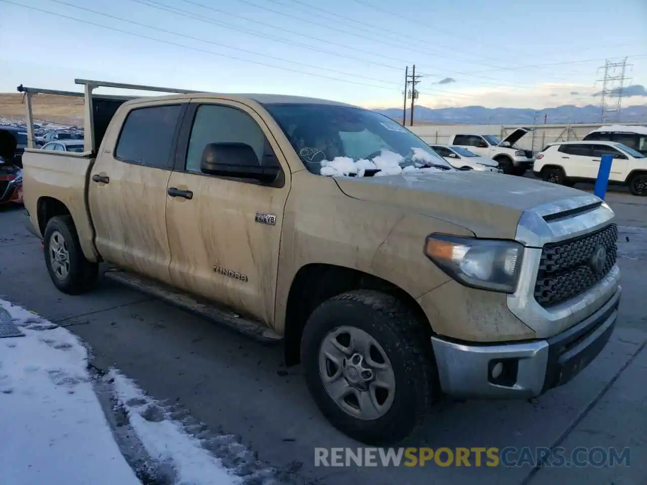 4 Photograph of a damaged car 5TFDY5F16LX910285 TOYOTA TUNDRA 2020