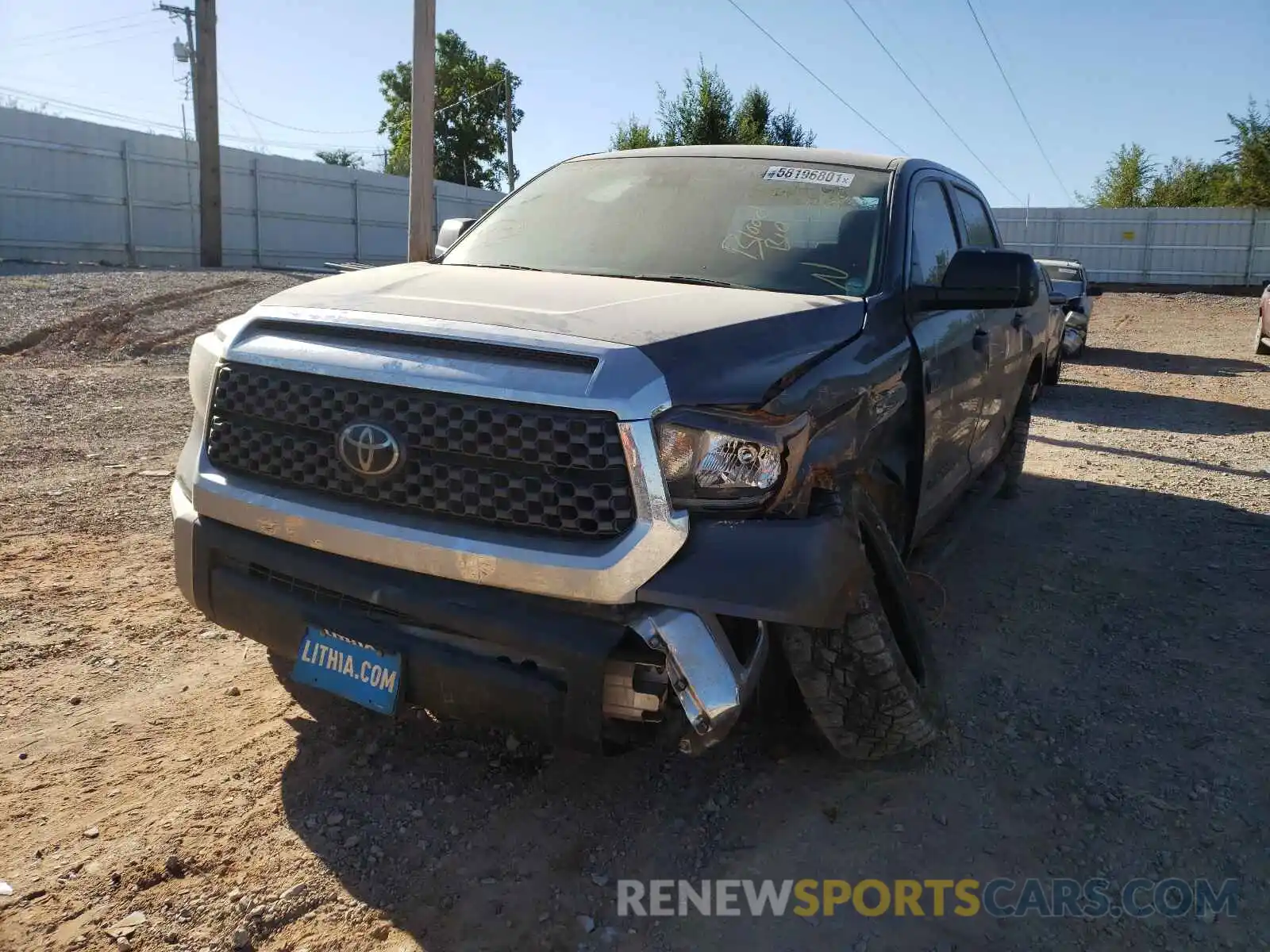 2 Photograph of a damaged car 5TFDY5F16LX925949 TOYOTA TUNDRA 2020