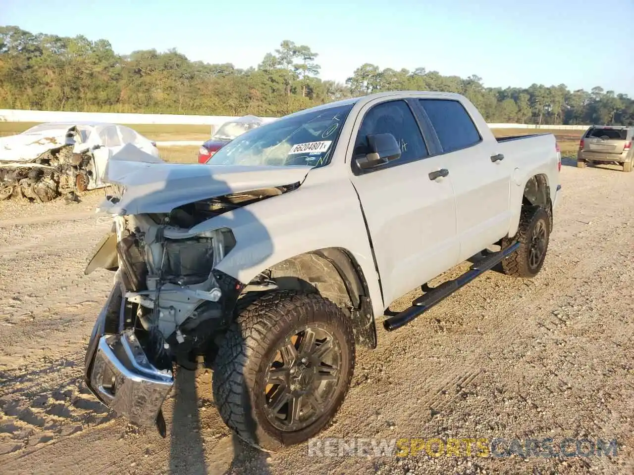 2 Photograph of a damaged car 5TFDY5F16LX927426 TOYOTA TUNDRA 2020