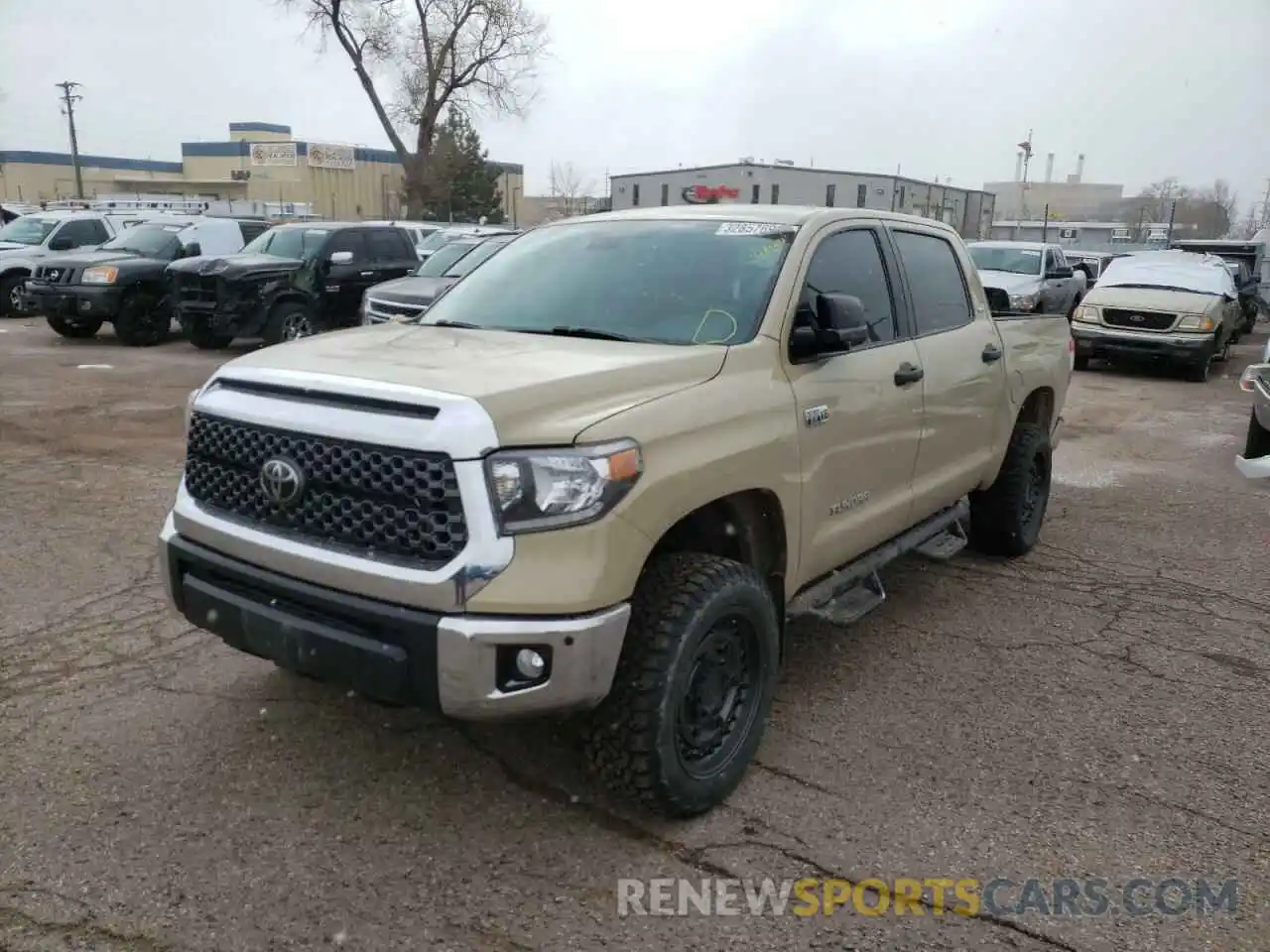 2 Photograph of a damaged car 5TFDY5F16LX929497 TOYOTA TUNDRA 2020