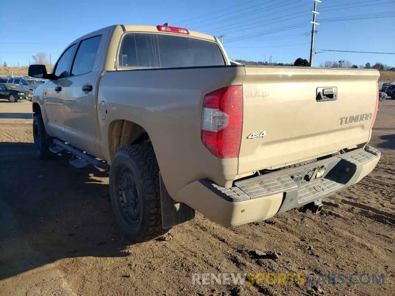 3 Photograph of a damaged car 5TFDY5F16LX929497 TOYOTA TUNDRA 2020