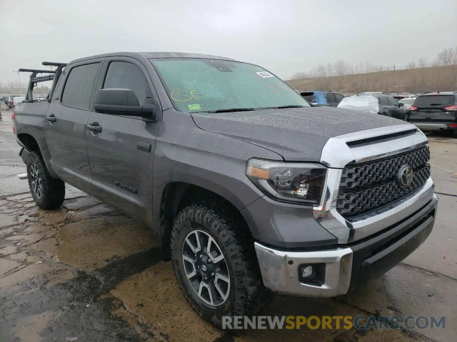 1 Photograph of a damaged car 5TFDY5F16LX938443 TOYOTA TUNDRA 2020