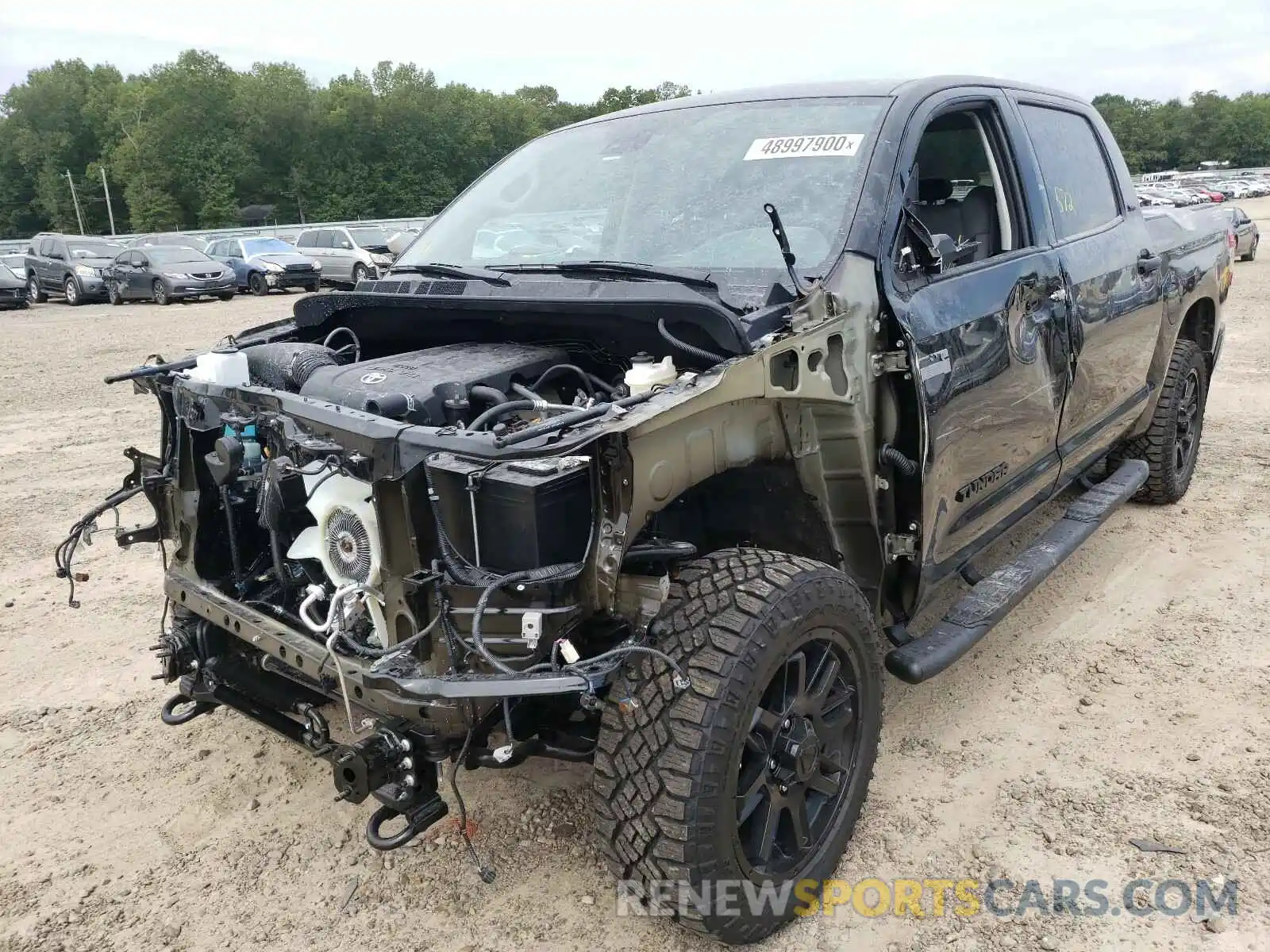 2 Photograph of a damaged car 5TFDY5F16LX951970 TOYOTA TUNDRA 2020