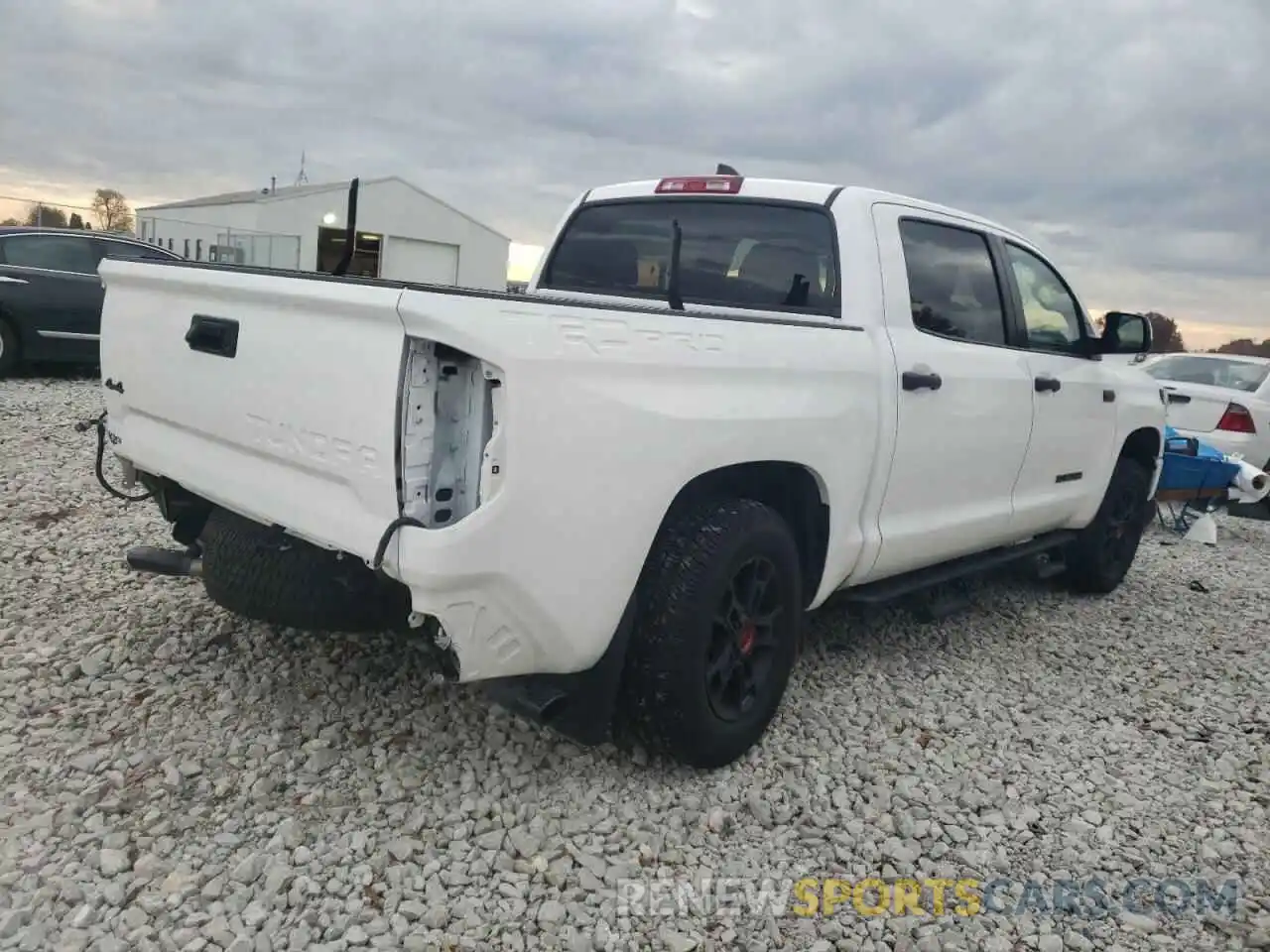 4 Photograph of a damaged car 5TFDY5F16LX953704 TOYOTA TUNDRA 2020