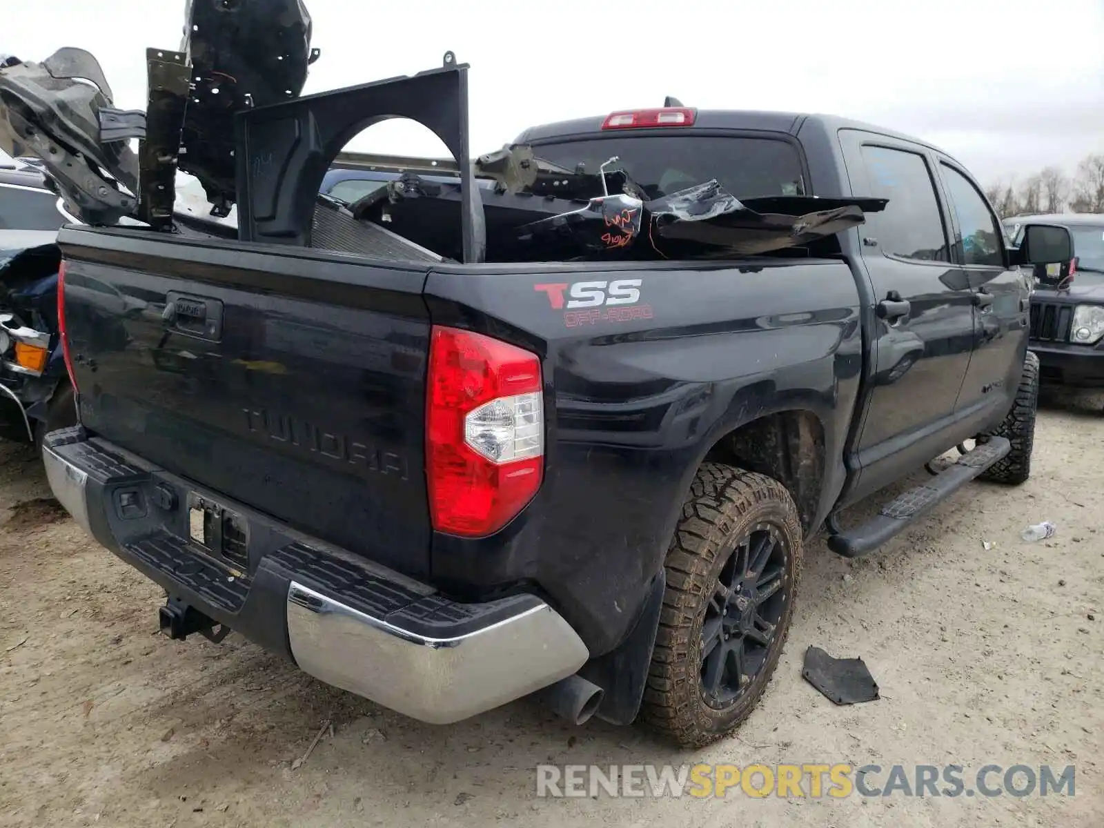 4 Photograph of a damaged car 5TFDY5F17LX872968 TOYOTA TUNDRA 2020