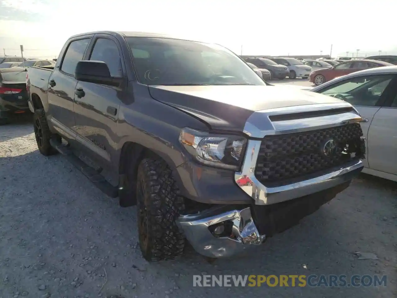 1 Photograph of a damaged car 5TFDY5F17LX876650 TOYOTA TUNDRA 2020