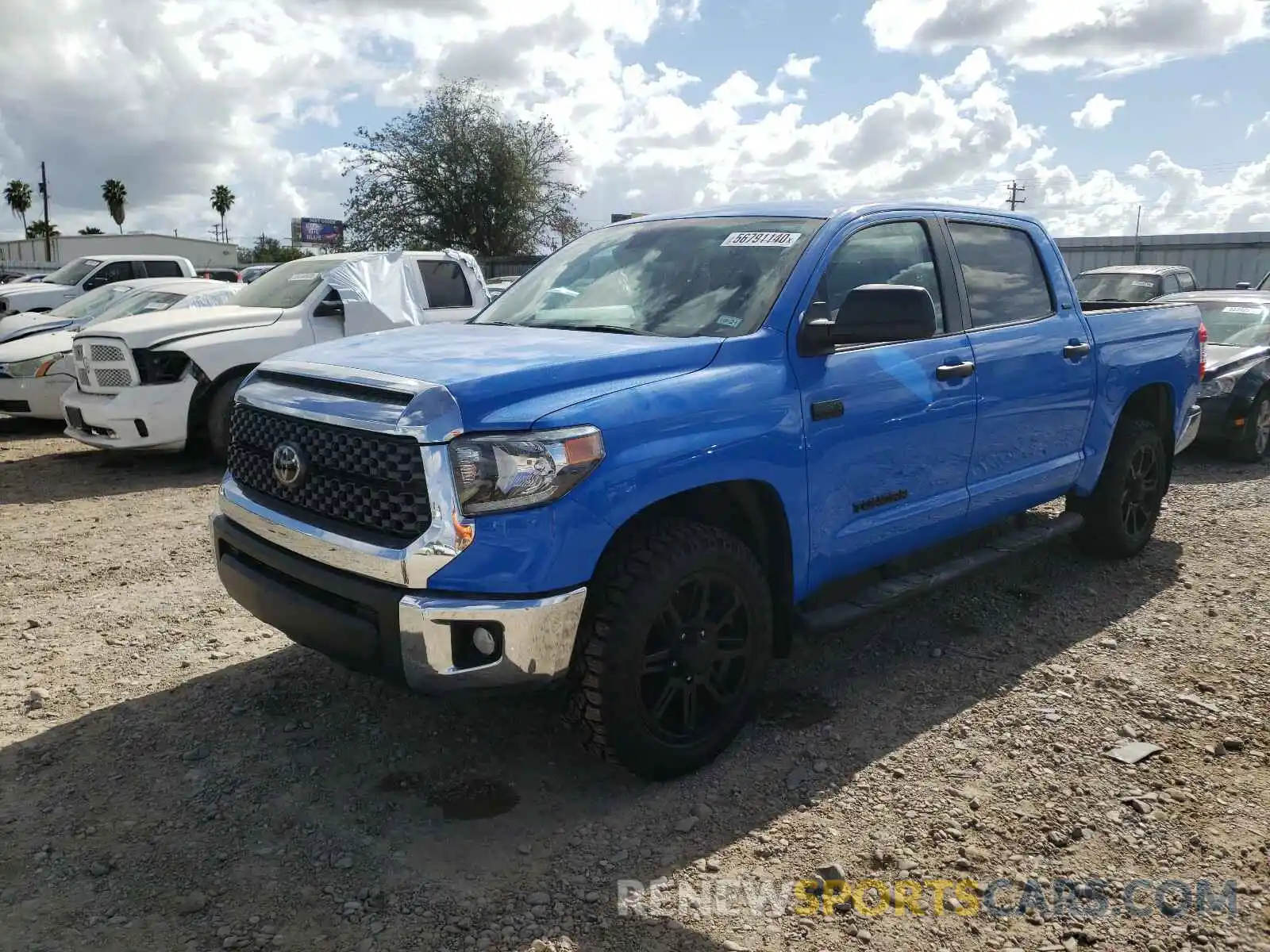 2 Photograph of a damaged car 5TFDY5F17LX883078 TOYOTA TUNDRA 2020