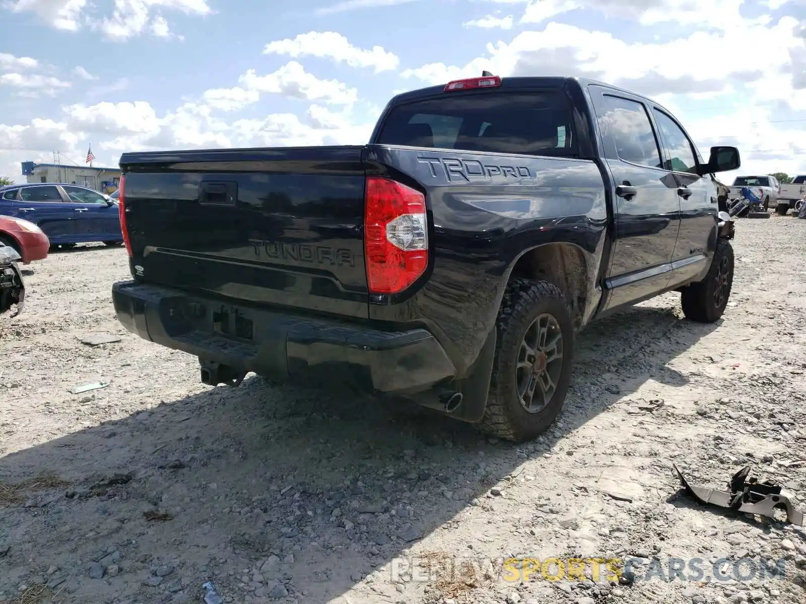 4 Photograph of a damaged car 5TFDY5F17LX897417 TOYOTA TUNDRA 2020