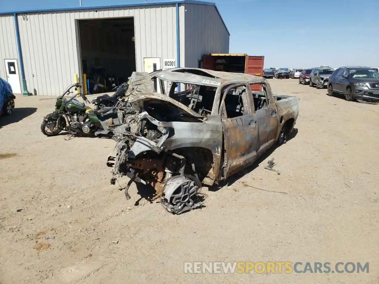 2 Photograph of a damaged car 5TFDY5F17LX916922 TOYOTA TUNDRA 2020