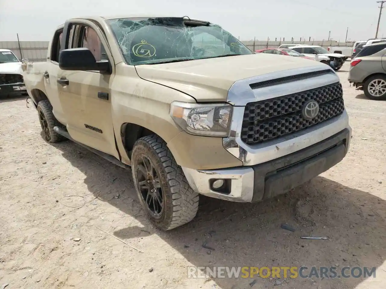 1 Photograph of a damaged car 5TFDY5F17LX936569 TOYOTA TUNDRA 2020