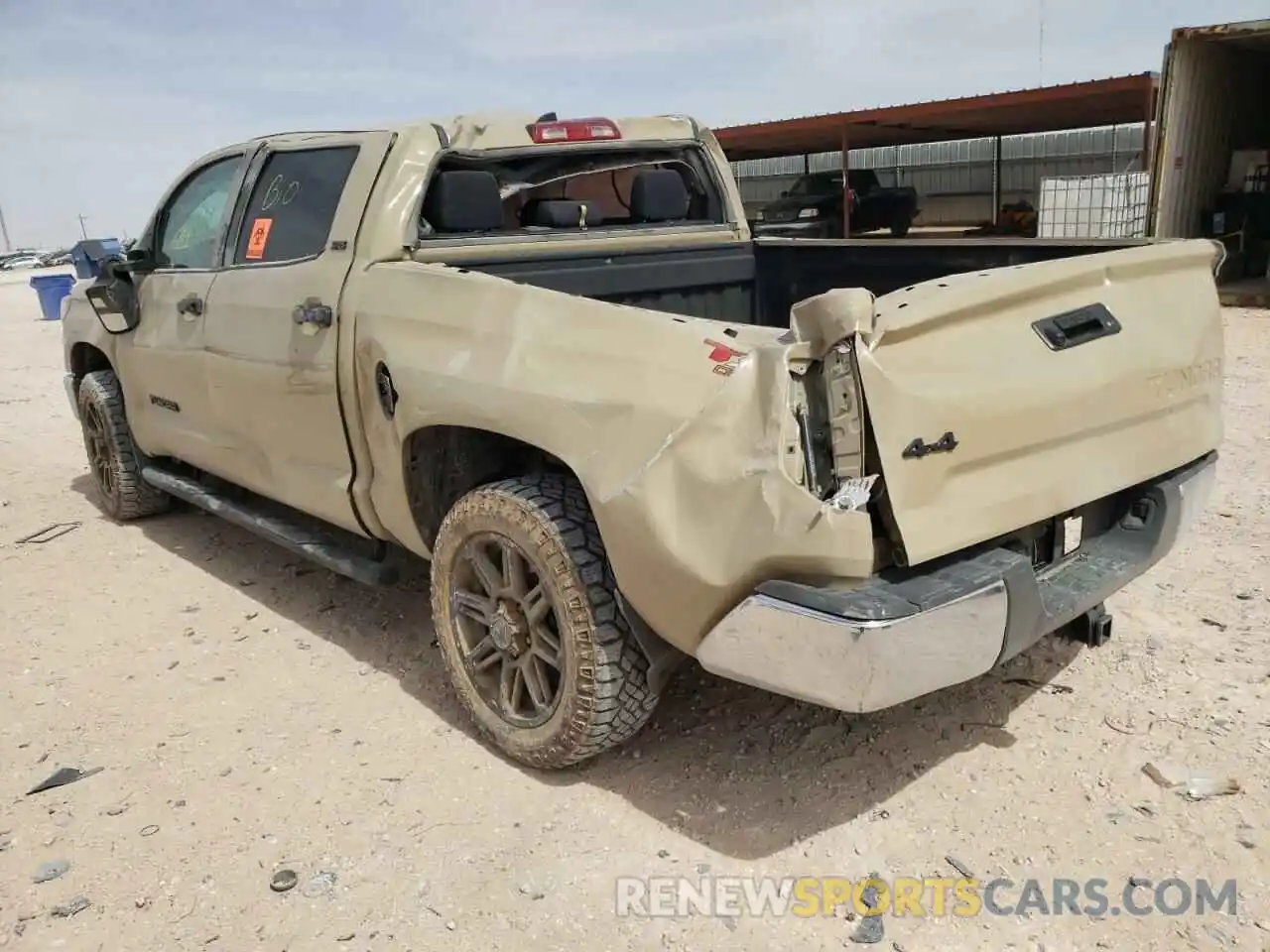 3 Photograph of a damaged car 5TFDY5F17LX936569 TOYOTA TUNDRA 2020