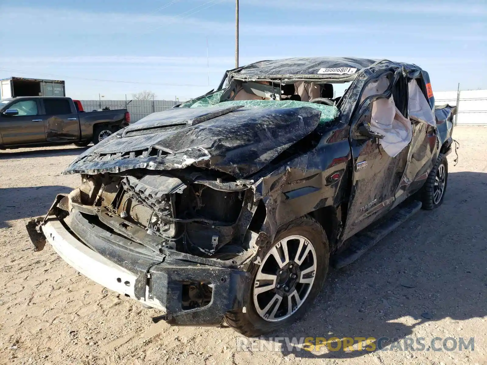 2 Photograph of a damaged car 5TFDY5F17LX941626 TOYOTA TUNDRA 2020